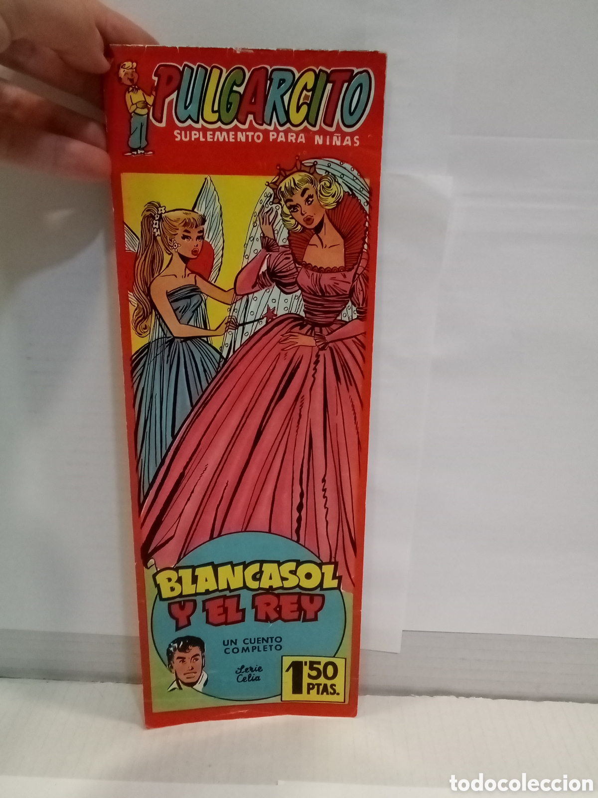 Tebeos: Pulgarcito suplemento para ni&ntilde;as - Blancasol y el rey
