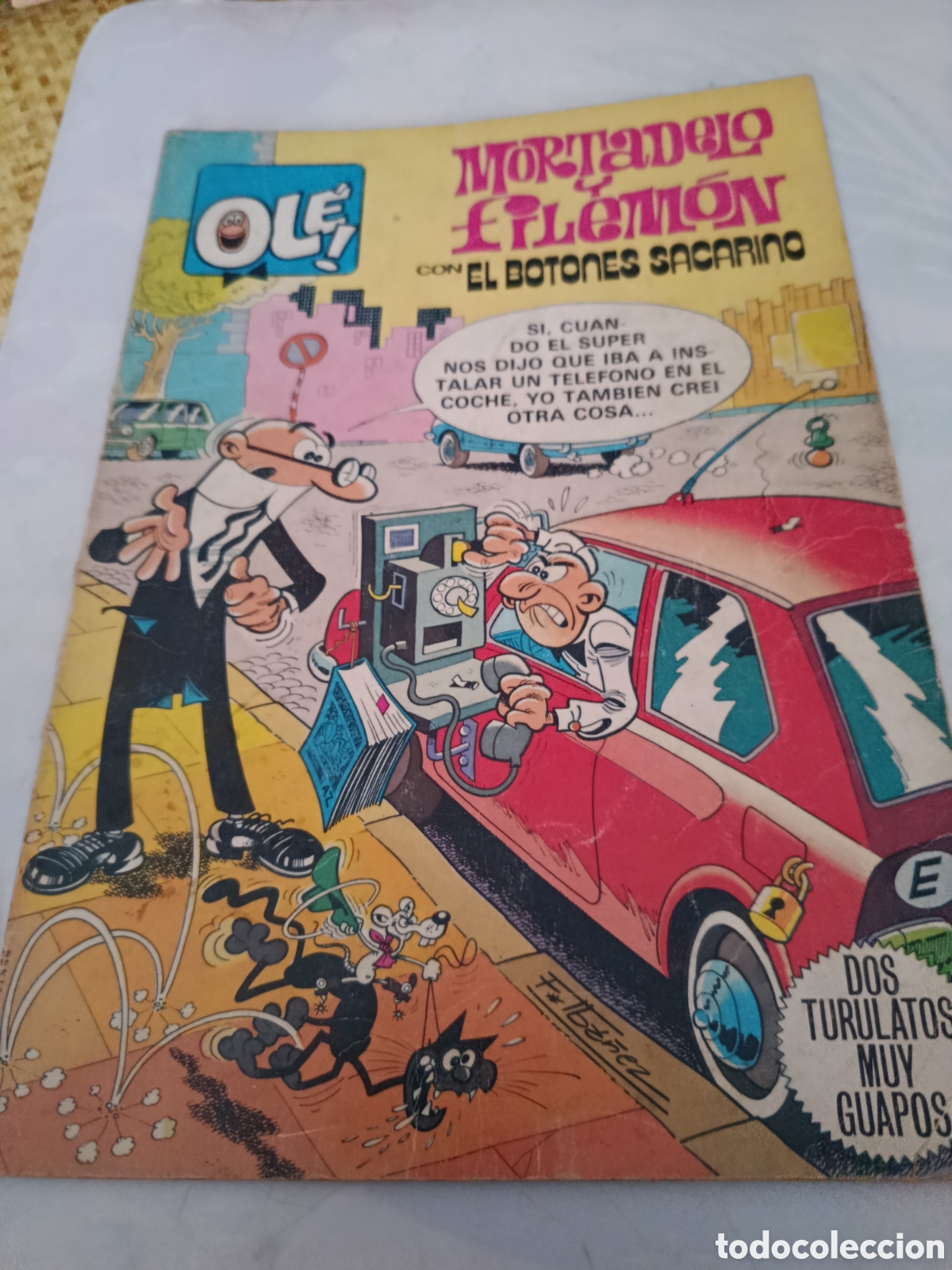 Tebeos: Mortadelo y el botones Sacarino