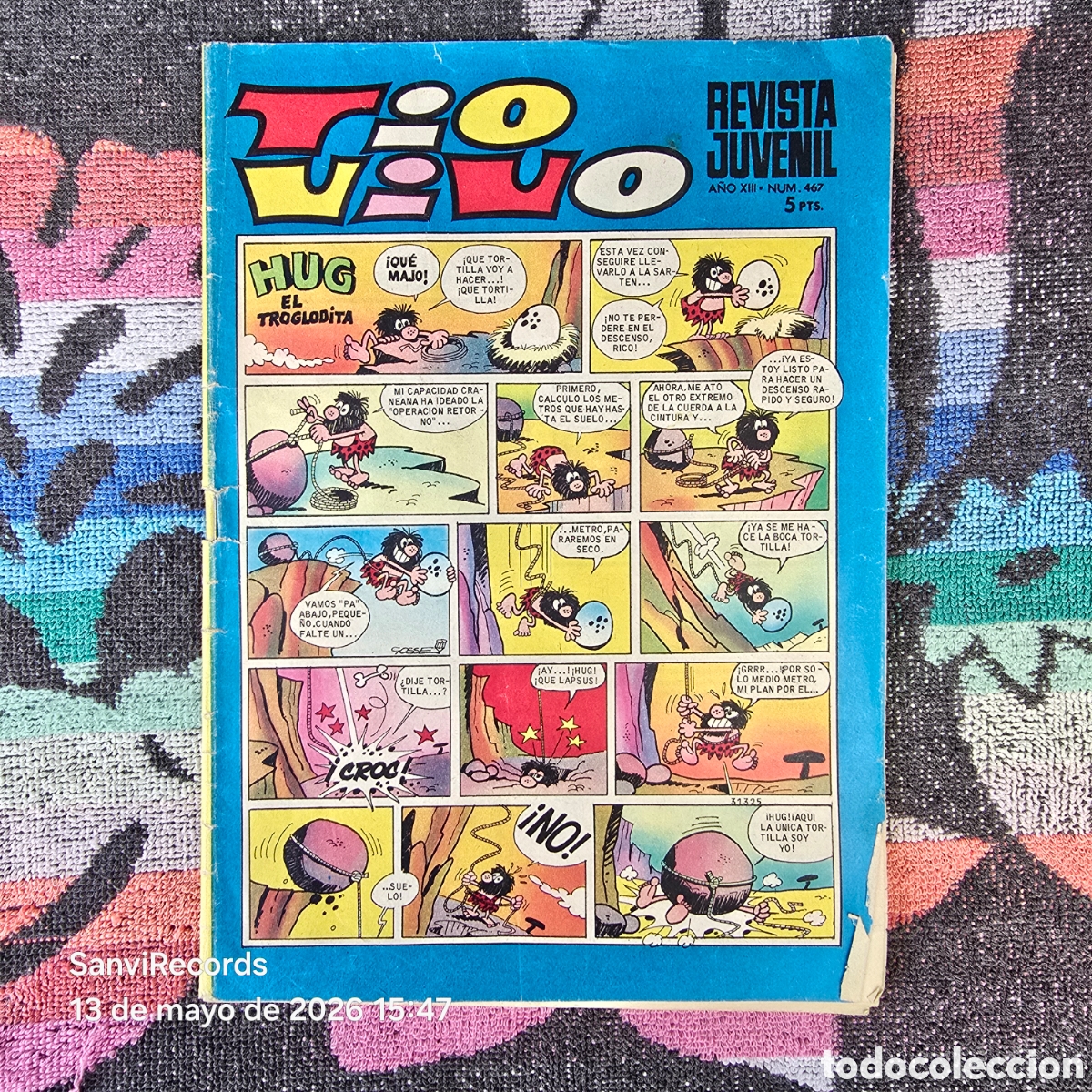 Tebeos: TIO VIVO, REVISTA JUVENIL 467 (A&Ntilde;O XIII) (BRUGUERA)