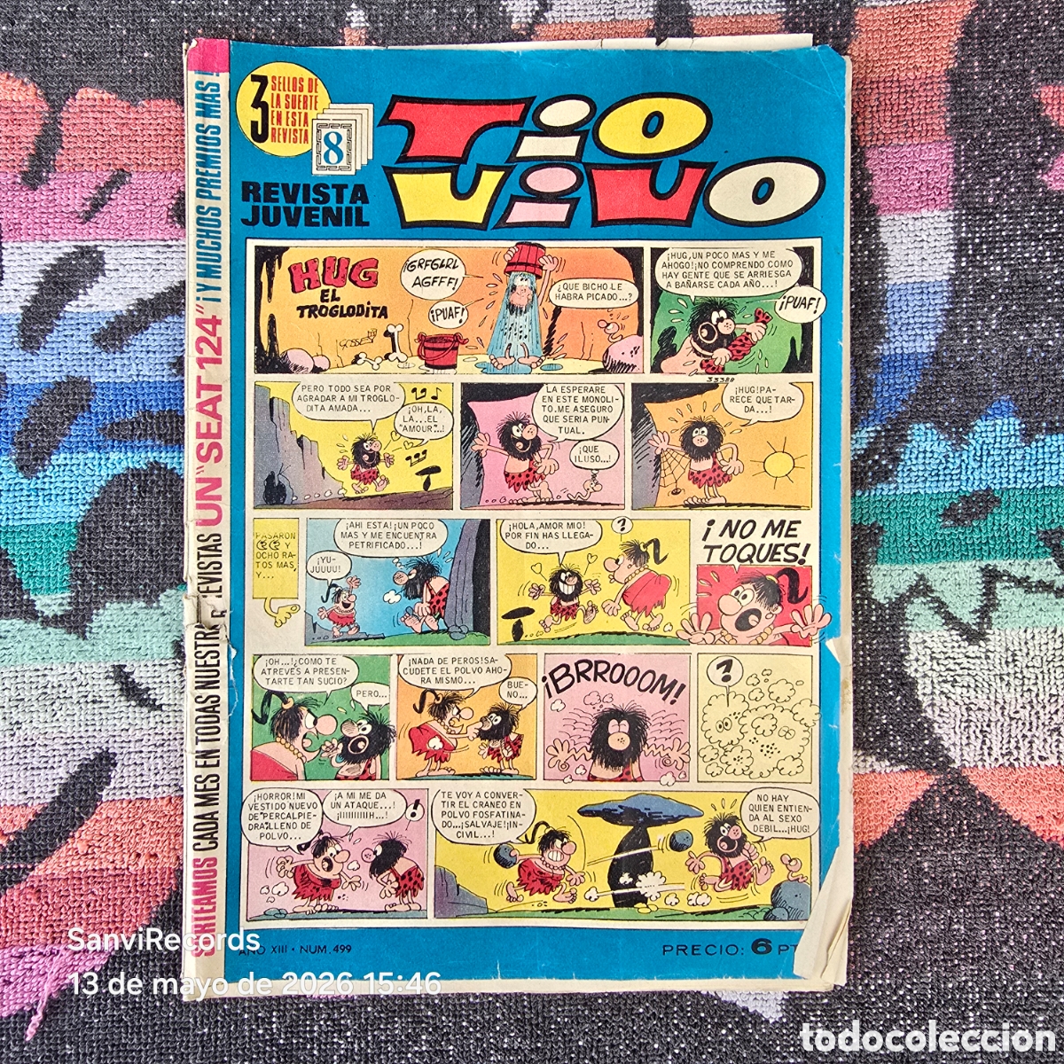 Tebeos: TIO VIVO, REVISTA JUVENIL 499 (A&Ntilde;O XIII) (BRUGUERA)