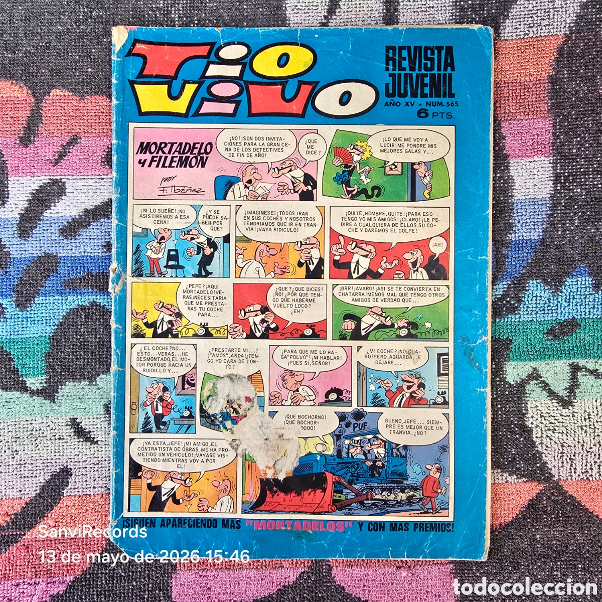 Tebeos: TIO VIVO, REVISTA JUVENIL 565 (A&Ntilde;O XV) (BRUGUERA)