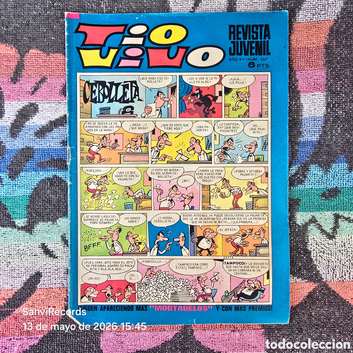 Tebeos: TIO VIVO, REVISTA JUVENIL 567 (A&Ntilde;O XV) (BRUGUERA)