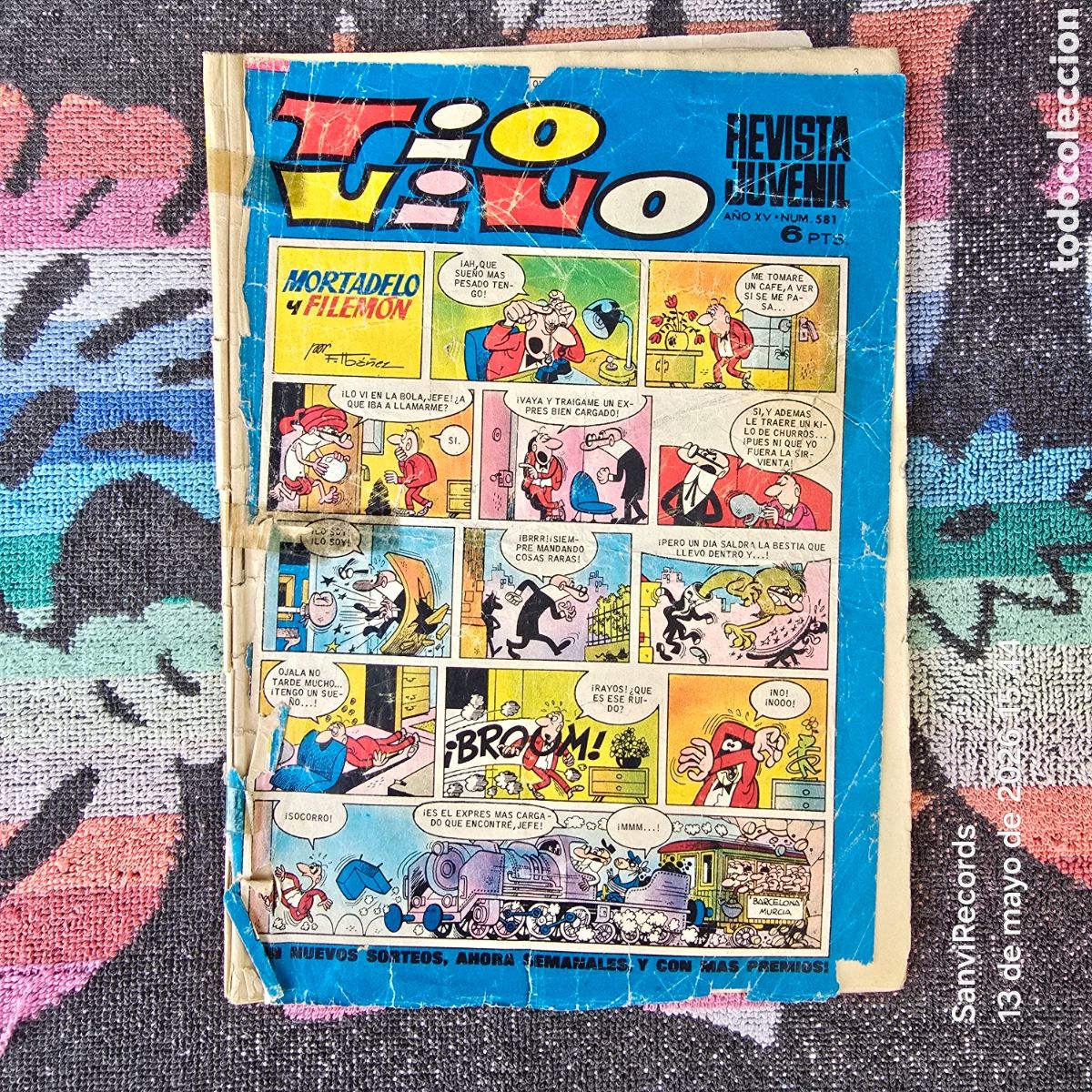 Comics: TIO VIVO, REVISTA JUVENIL 581 (A&Ntilde;O XV) (BRUGUERA)