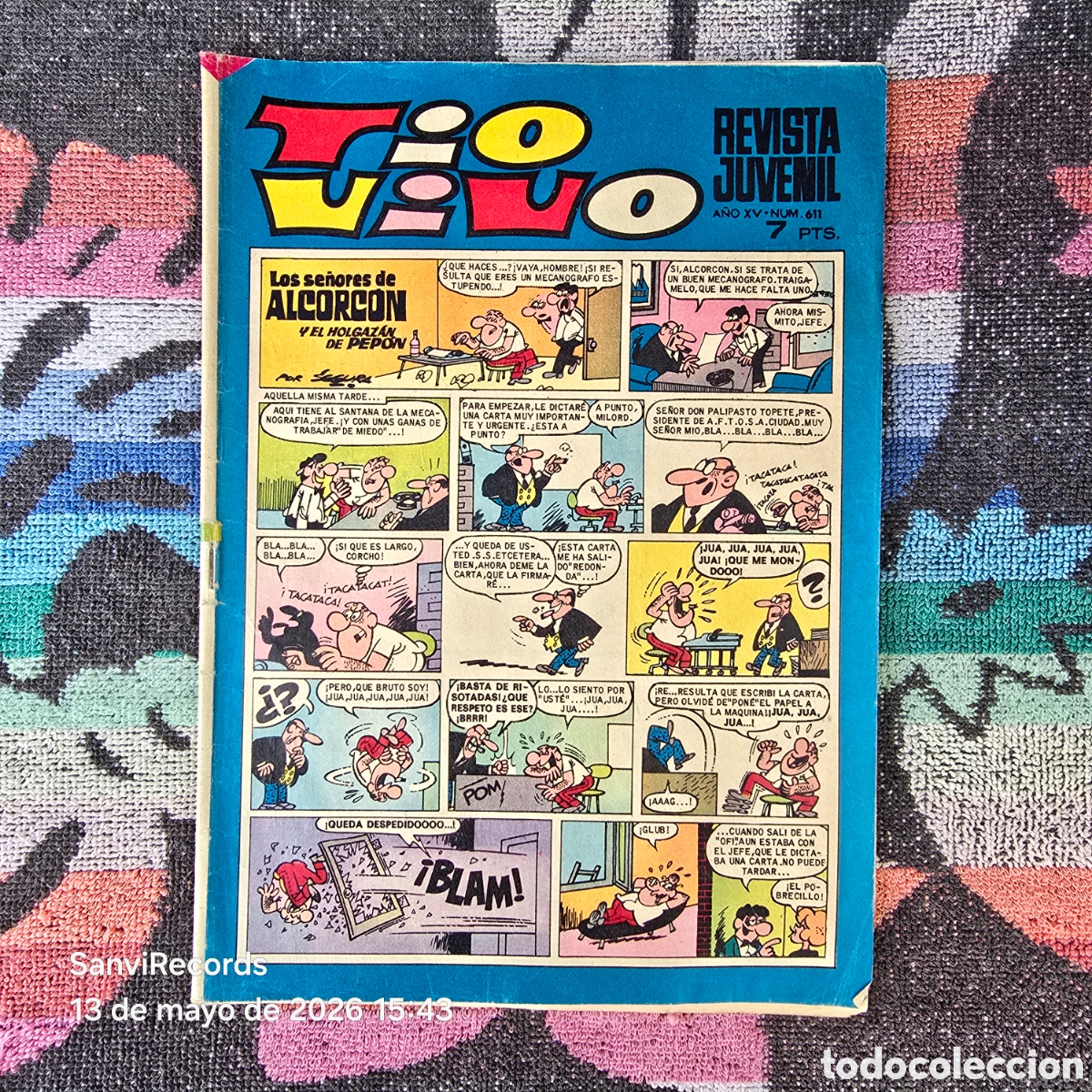 Comics: TIO VIVO, REVISTA JUVENIL 611 (A&Ntilde;O XV) (BRUGUERA)