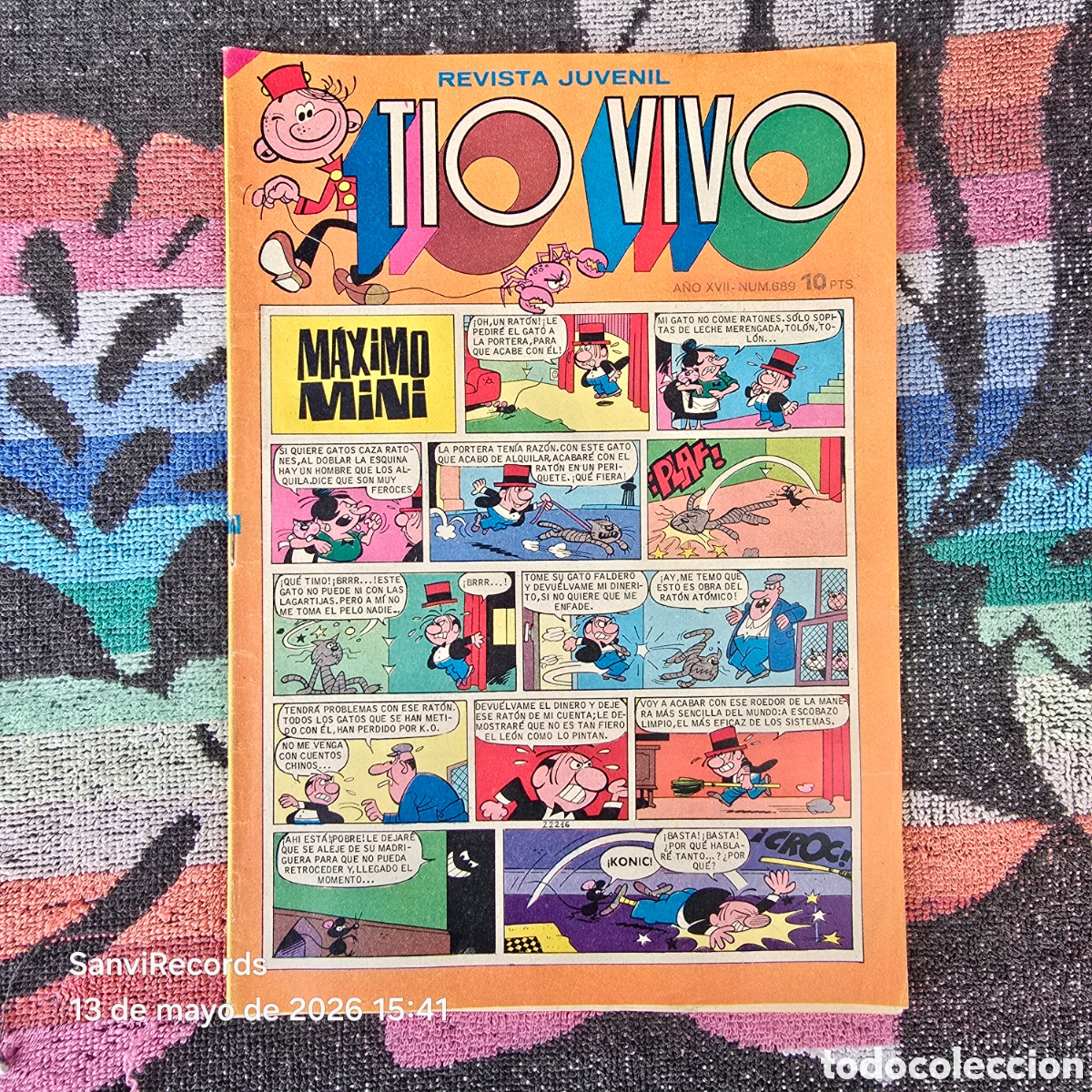 Tebeos: TIO VIVO, REVISTA JUVENIL 689 (A&Ntilde;O XVII) (BRUGUERA)