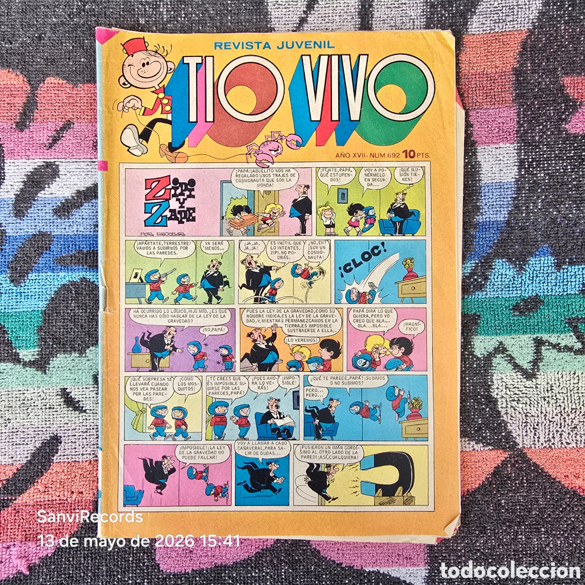 Tebeos: TIO VIVO, REVISTA JUVENIL 692 (A&Ntilde;O XVII) (BRUGUERA)