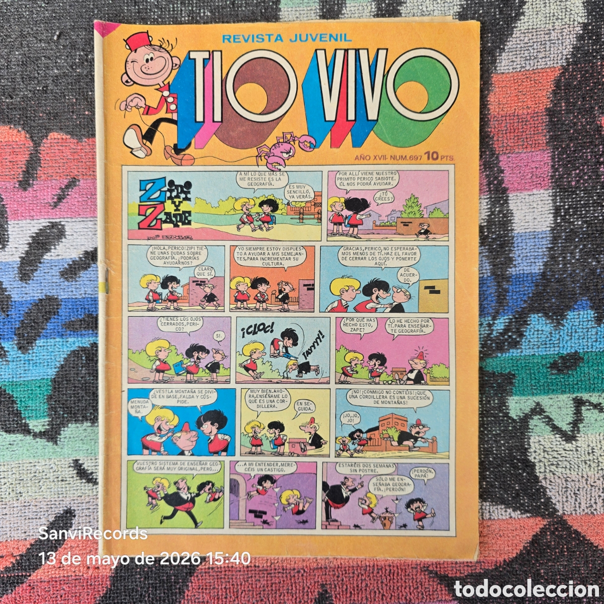 Tebeos: TIO VIVO, REVISTA JUVENIL 697 (A&Ntilde;O XVII) (BRUGUERA)