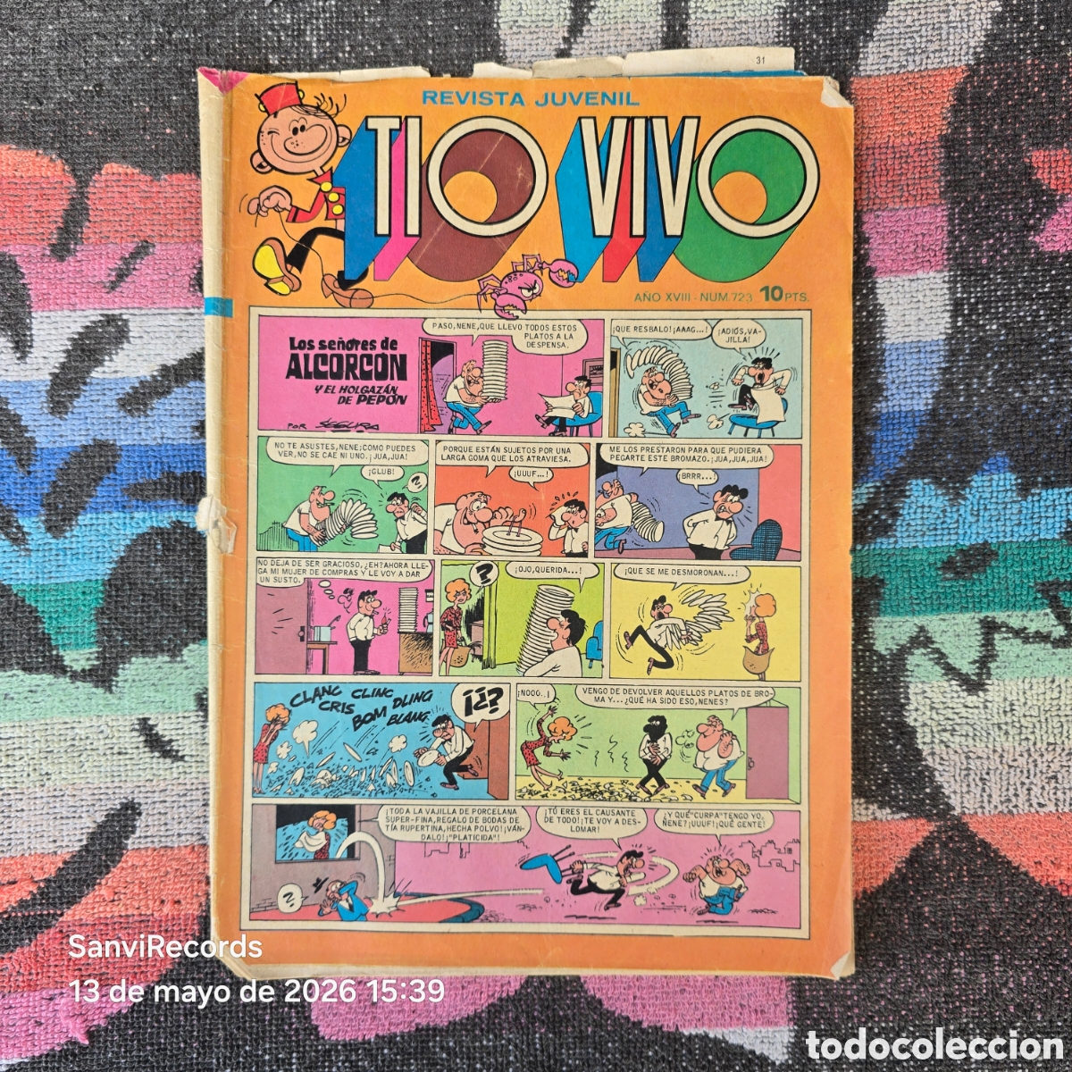 Tebeos: TIO VIVO, REVISTA JUVENIL 723 (A&Ntilde;O XVIII) (BRUGUERA)