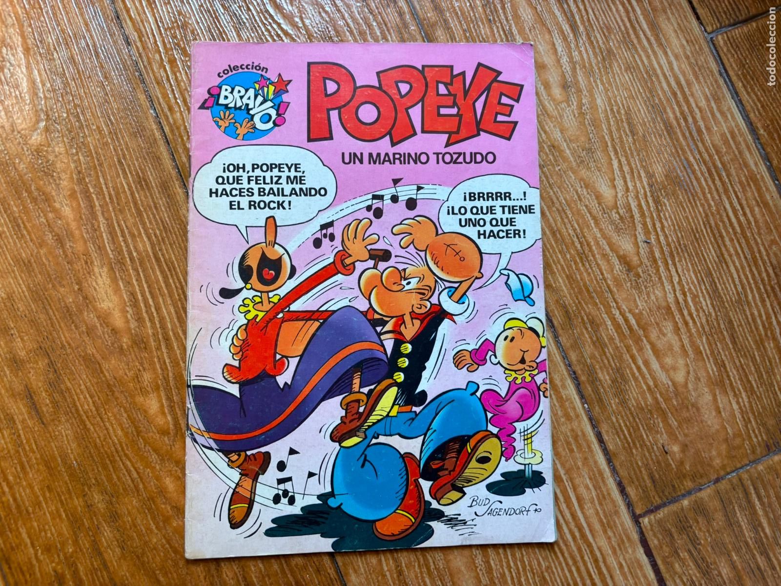 Tebeos: COLECCION BRAVO N&ordm; 3 - POPEYE - UN MARINO TOZUDO - EDITORIAL BRUGUERA 1982