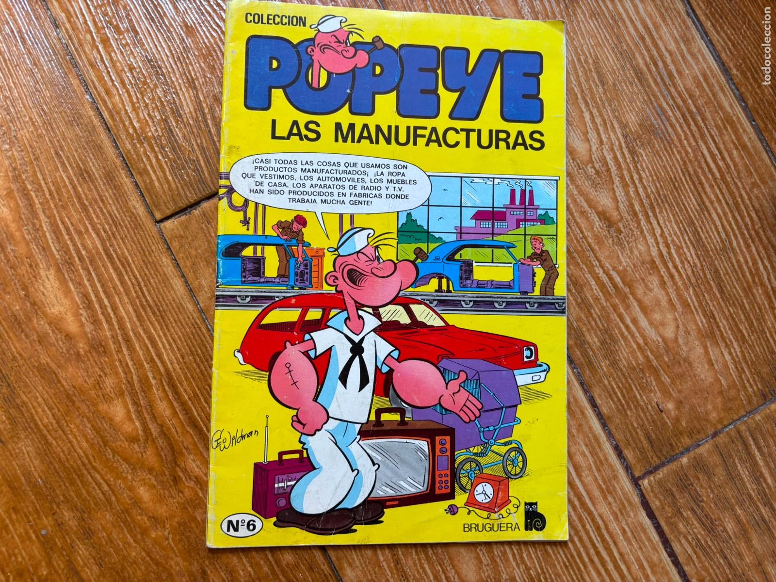 Tebeos: COLECCION POPEYE N&ordm; 6 EDITORIAL BRUGUERA