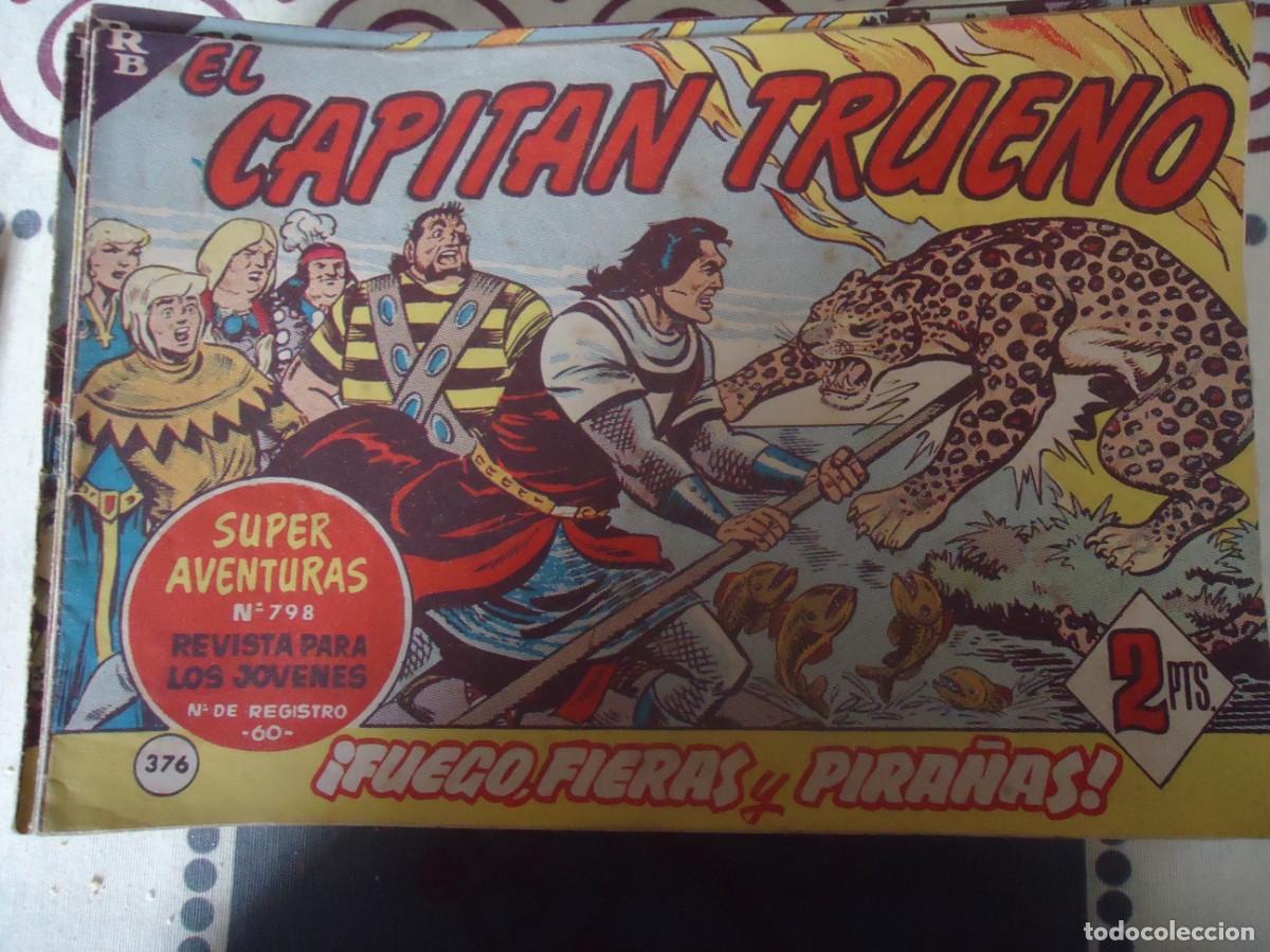 BDs: CAPITAN TRUENO N&ordm; 376, FUEGO FIERAS Y PIRA&Ntilde;AS