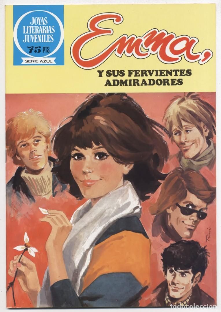 Tebeos: JOYAS LITERARIAS JUVENILES SERIE AZUL EMMA N&ordm;95 Y SUS FERVIENTES ADMIRADORES ECELENTE 1984