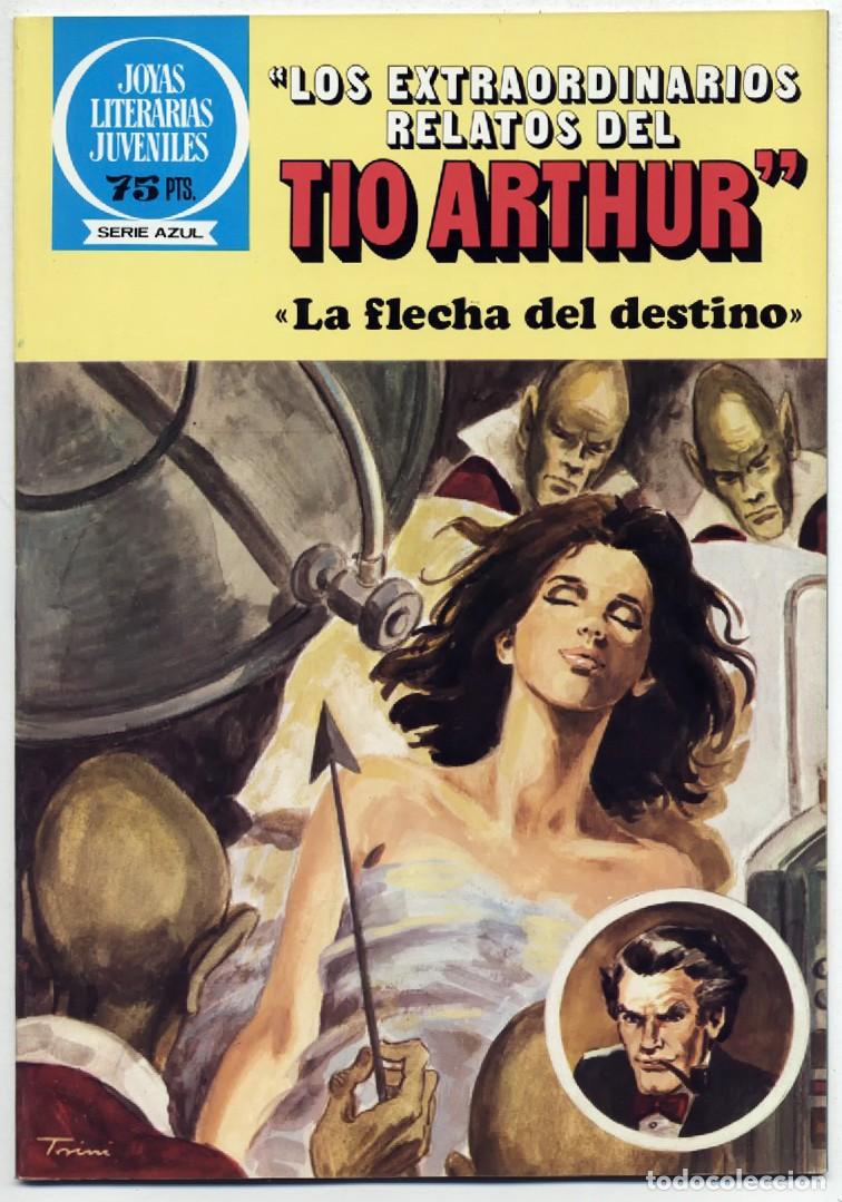 Tebeos: JOYAS LITERARIAS JUVENILES SERIE AZUL RELATOS TIO ARTHUR N&ordm; 94 LA FLECHA DEL DESTINO EXCELENTE