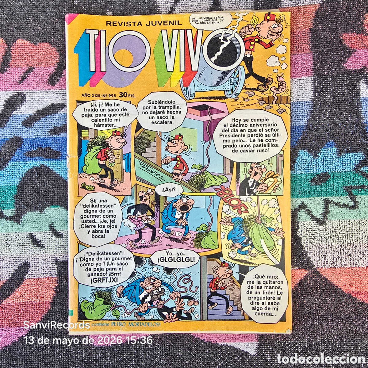 Tebeos: TIO VIVO, REVISTA JUVENIL 995 (A&Ntilde;O XXIII) (BRUGUERA)
