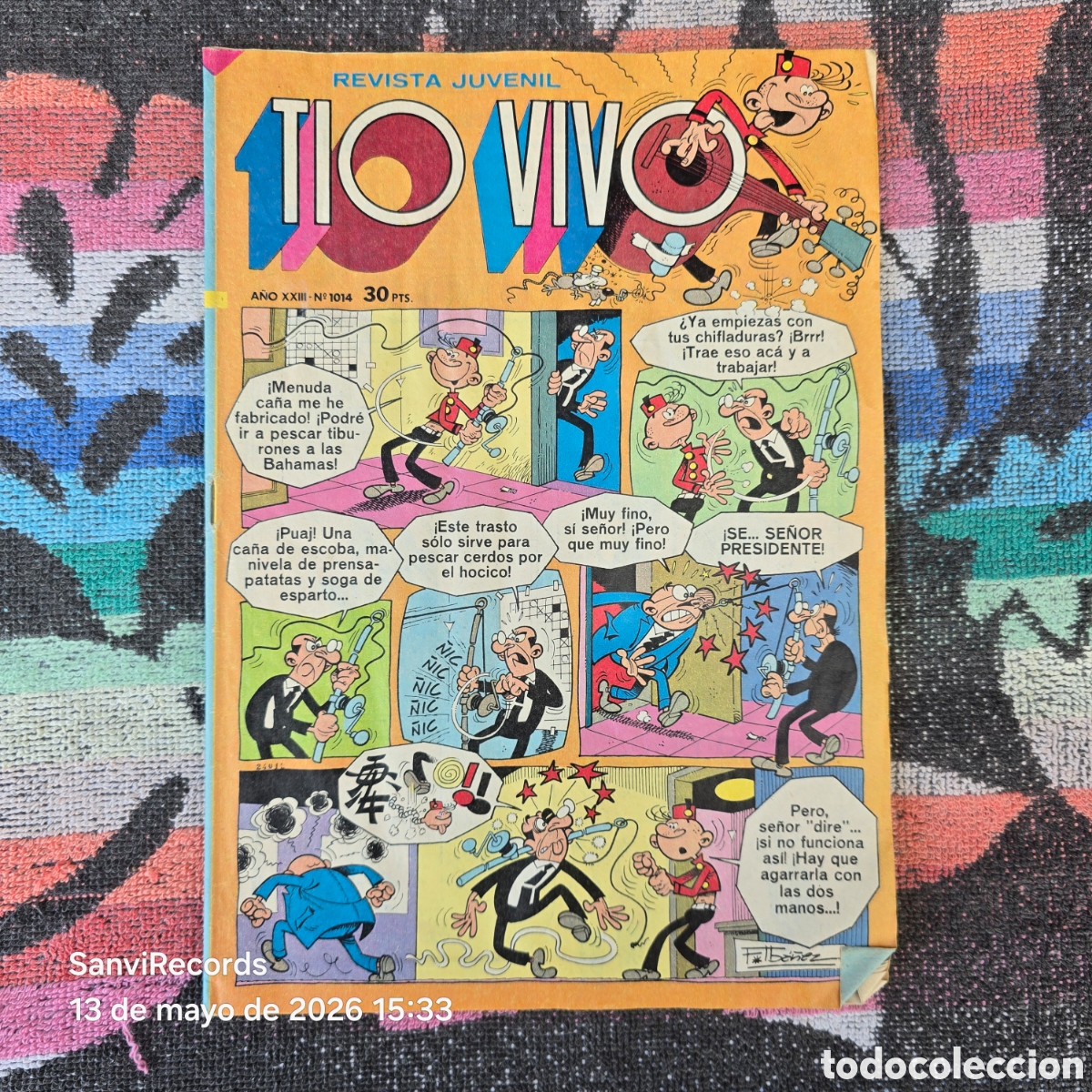 Tebeos: TIO VIVO, REVISTA JUVENIL 1014 (A&Ntilde;O XXIII) (BRUGUERA)