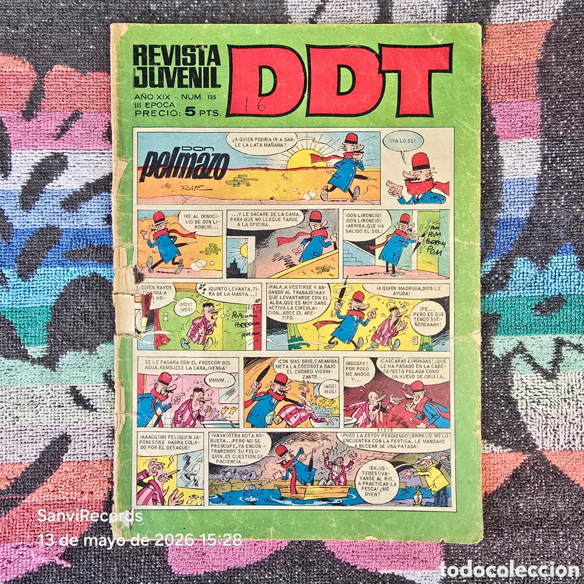Tebeos: DDT, REVISTA JUVENIL 135 (A&Ntilde;O XIX) (III EPOCA) (BRUGUERA)