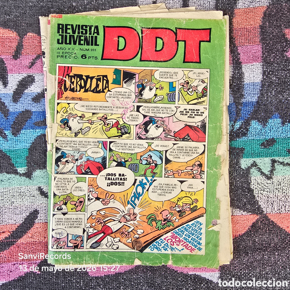 Tebeos: DDT, REVISTA JUVENIL 203 (A&Ntilde;O XX) (III EPOCA) (BRUGUERA)