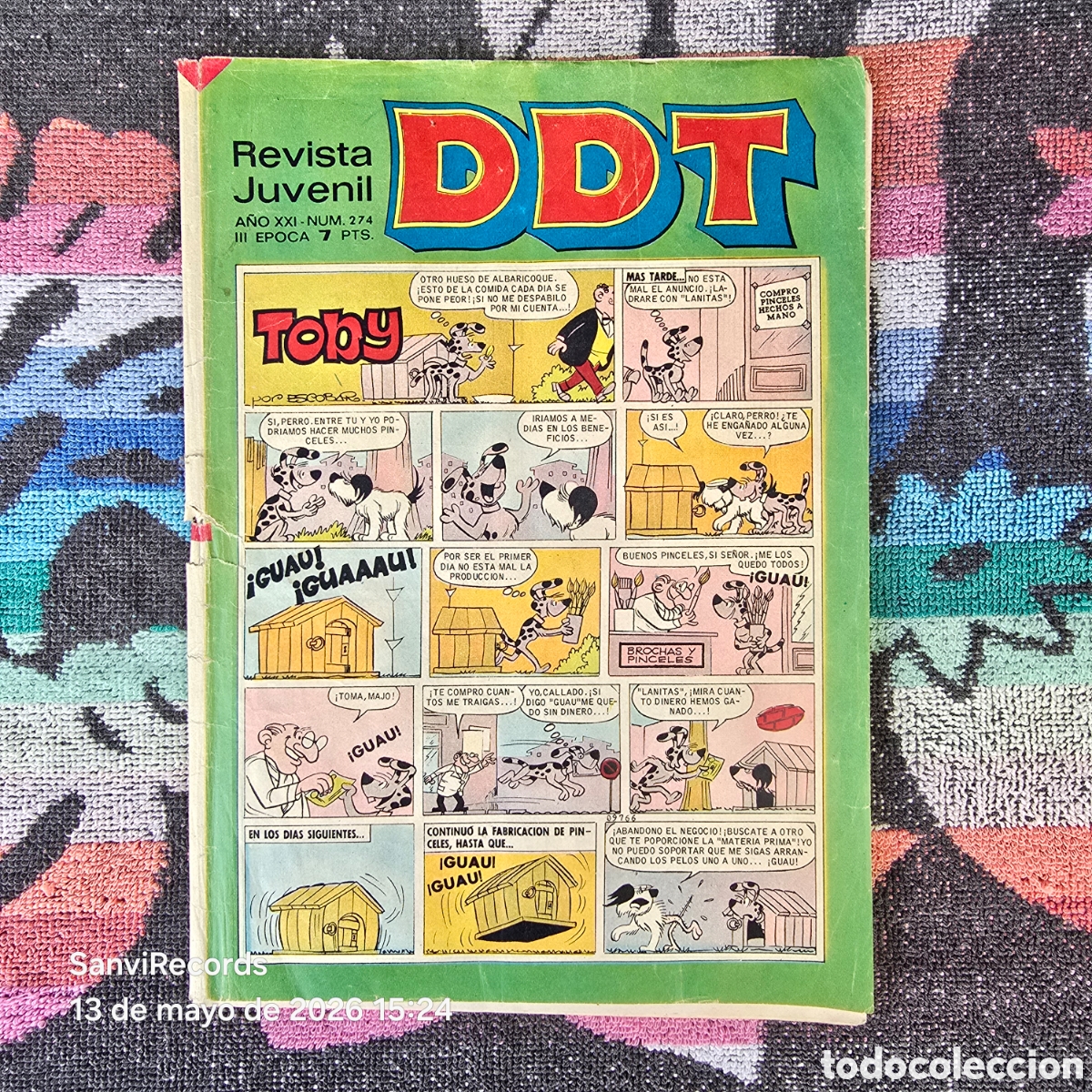 Tebeos: DDT, REVISTA JUVENIL 274 (A&Ntilde;O XXI) (III EPOCA) (BRUGUERA)