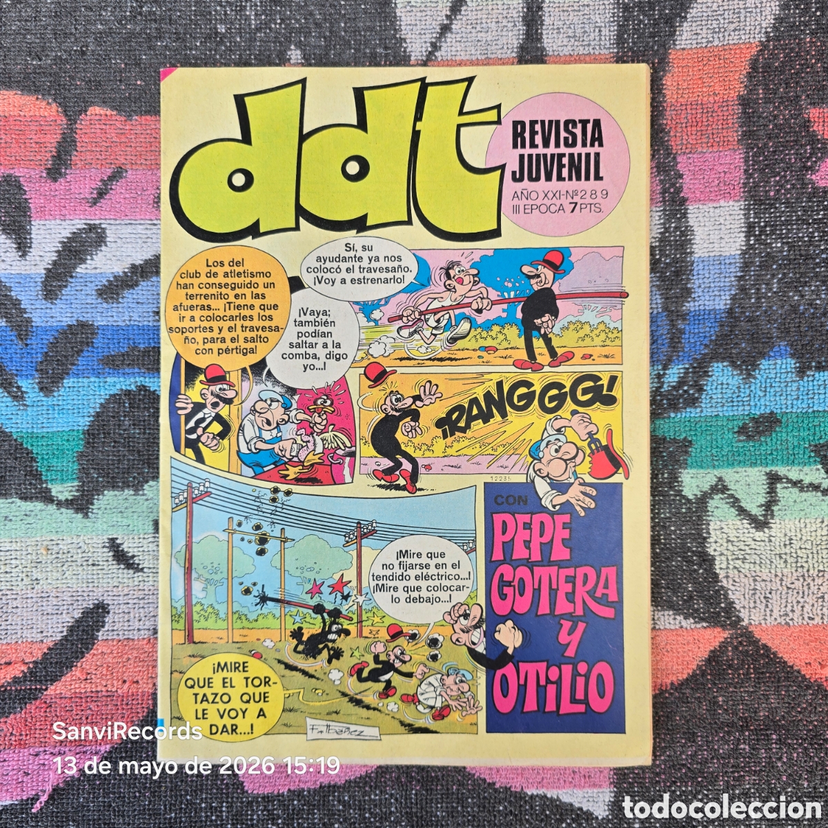 Tebeos: DDT, REVISTA JUVENIL 289 (A&Ntilde;O XXI) (III EPOCA) (BRUGUERA)