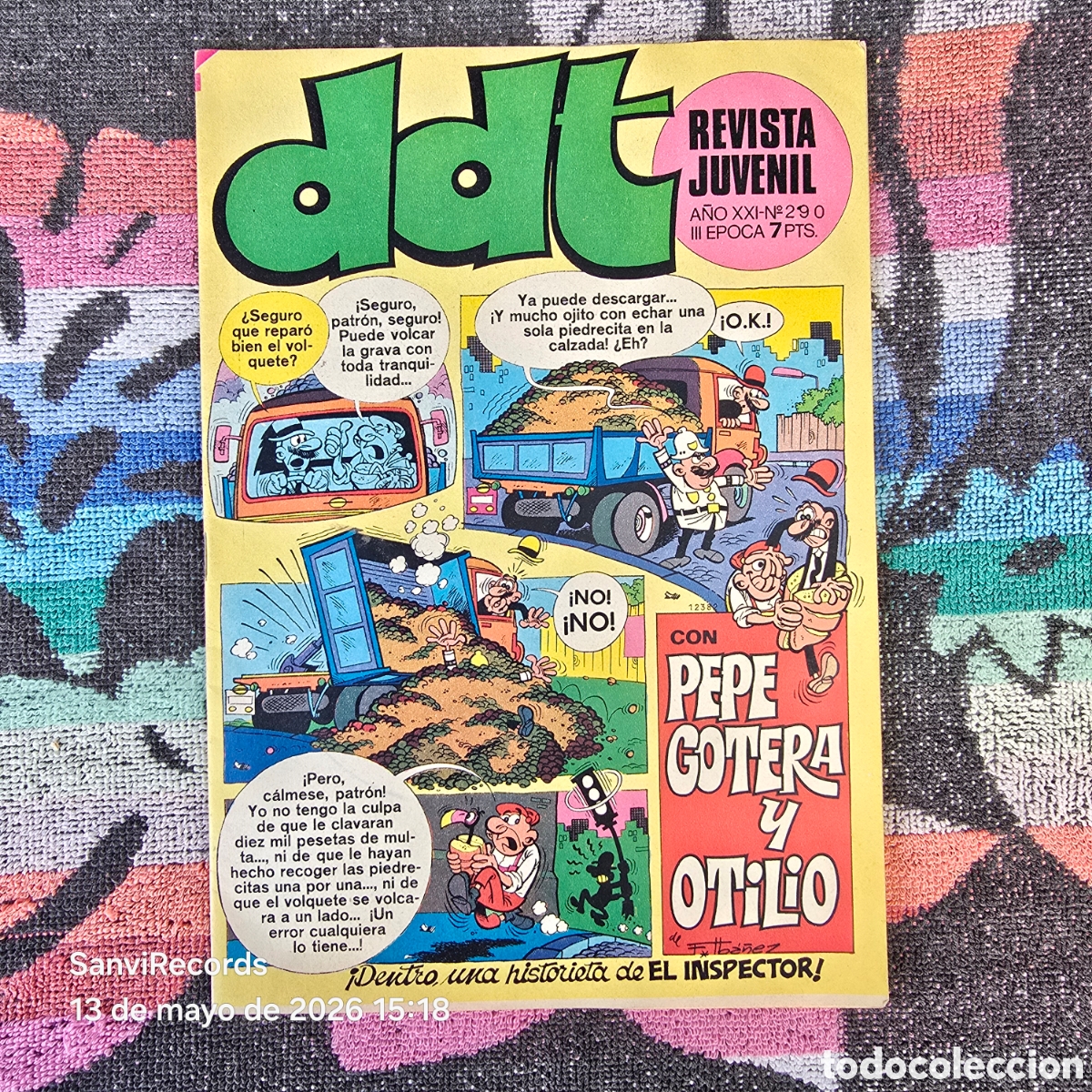 Tebeos: DDT, REVISTA JUVENIL 290 (A&Ntilde;O XXI) (III EPOCA) (BRUGUERA)