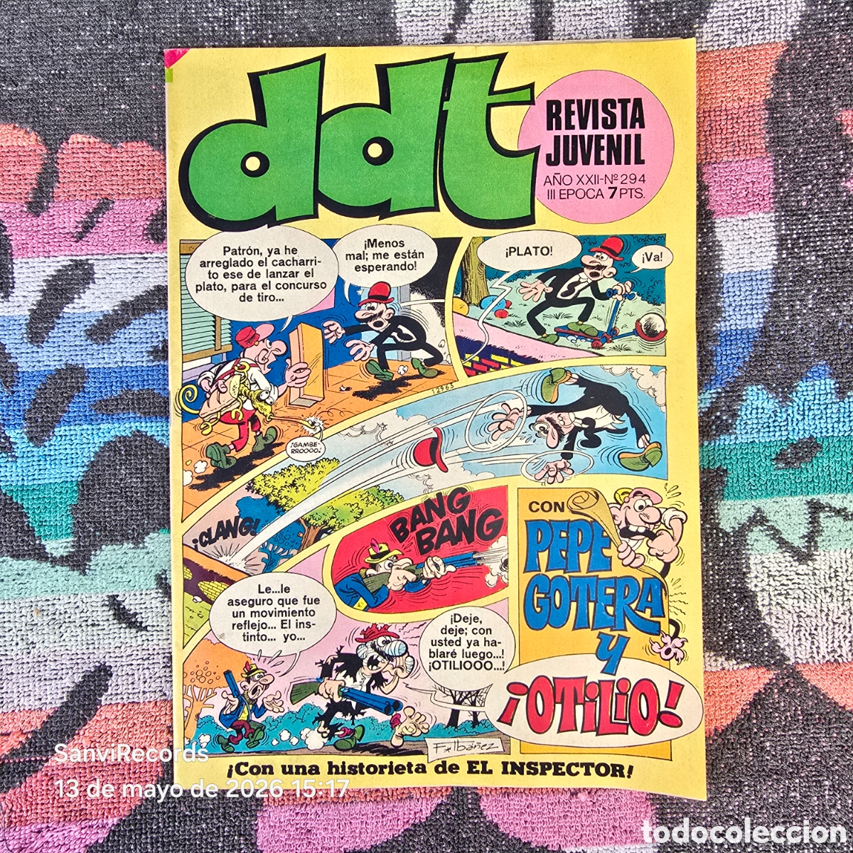 Tebeos: DDT, REVISTA JUVENIL 294 (A&Ntilde;O XXII) (III EPOCA) (BRUGUERA)