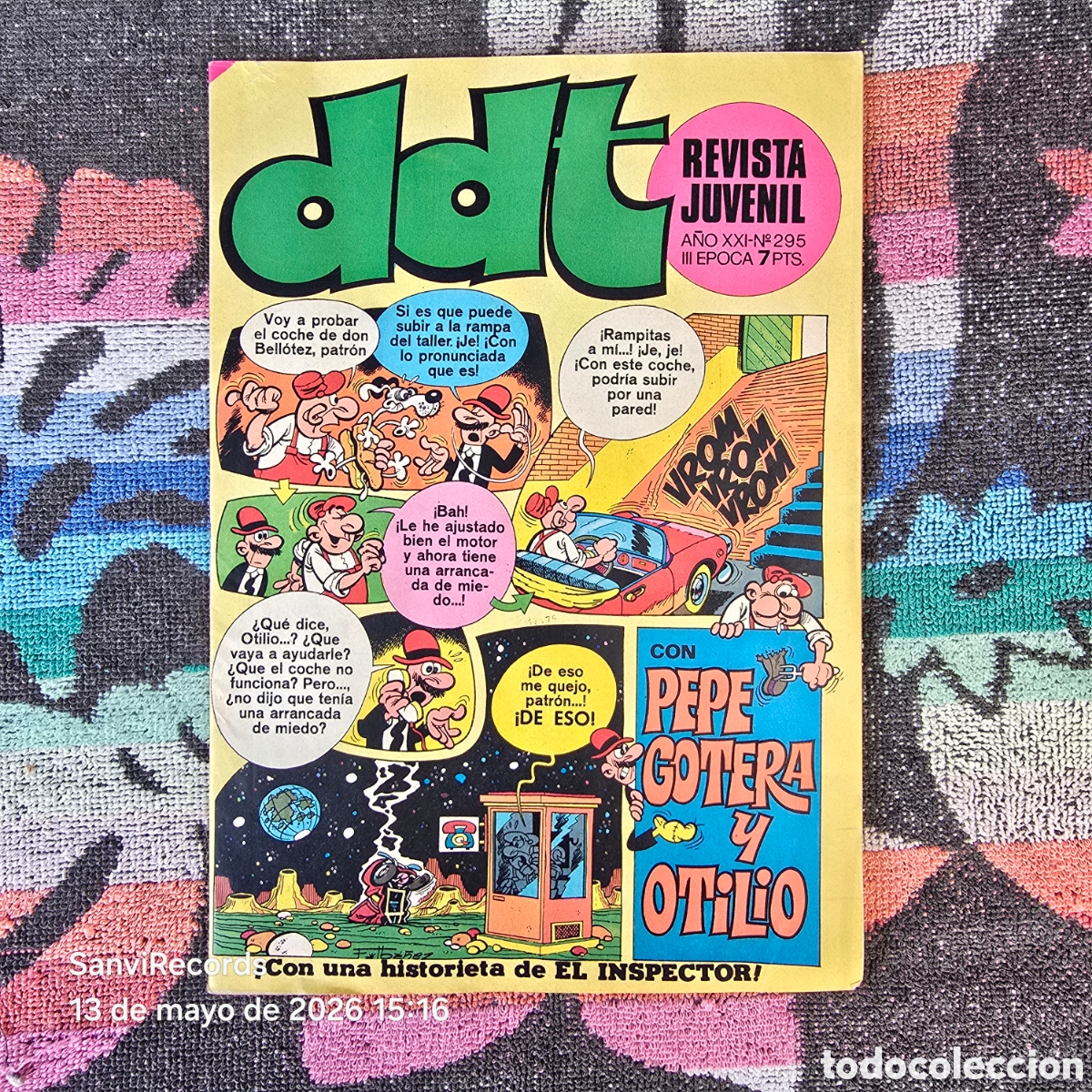 Tebeos: DDT, REVISTA JUVENIL 295 (A&Ntilde;O XXI) (III EPOCA) (BRUGUERA)