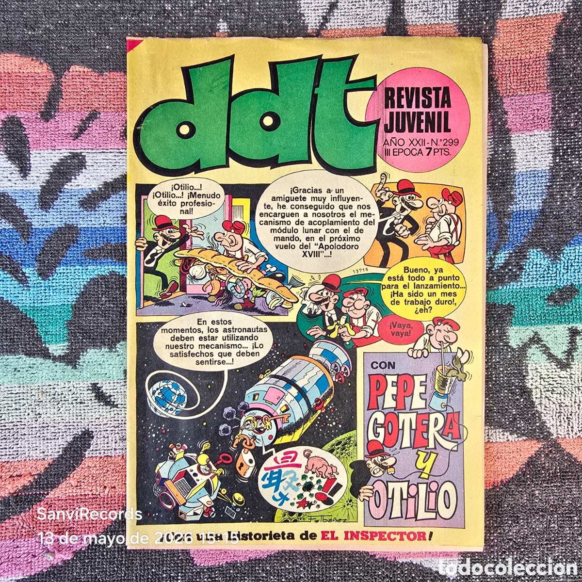 Tebeos: DDT, REVISTA JUVENIL 299 (A&Ntilde;O XXII) (III EPOCA) (BRUGUERA)