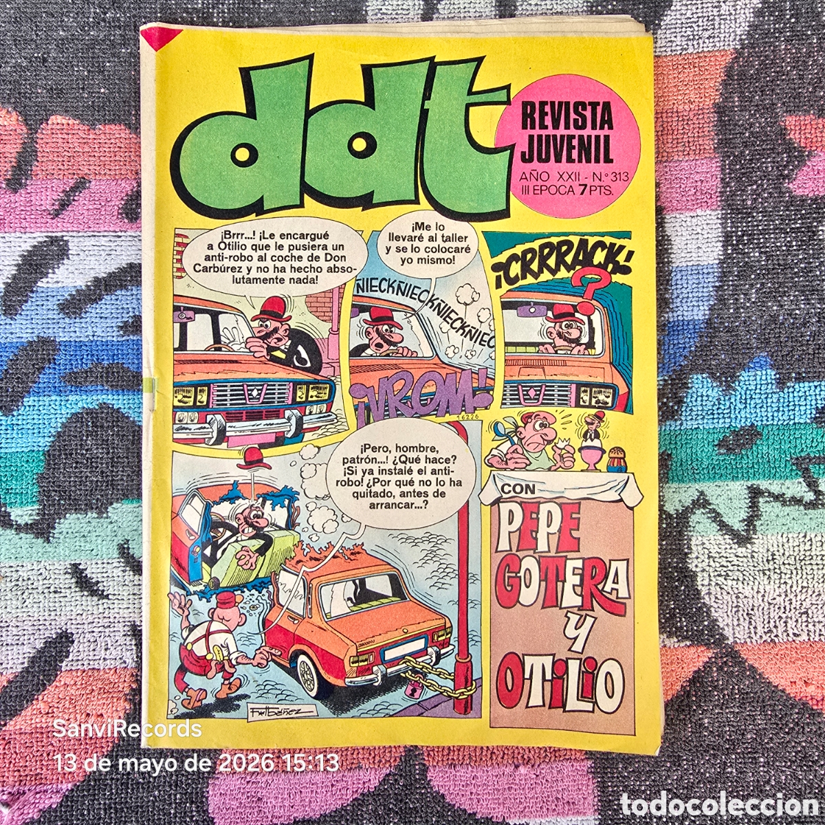 Tebeos: DDT, REVISTA JUVENIL 313 (A&Ntilde;O XXII) (III EPOCA) (BRUGUERA)
