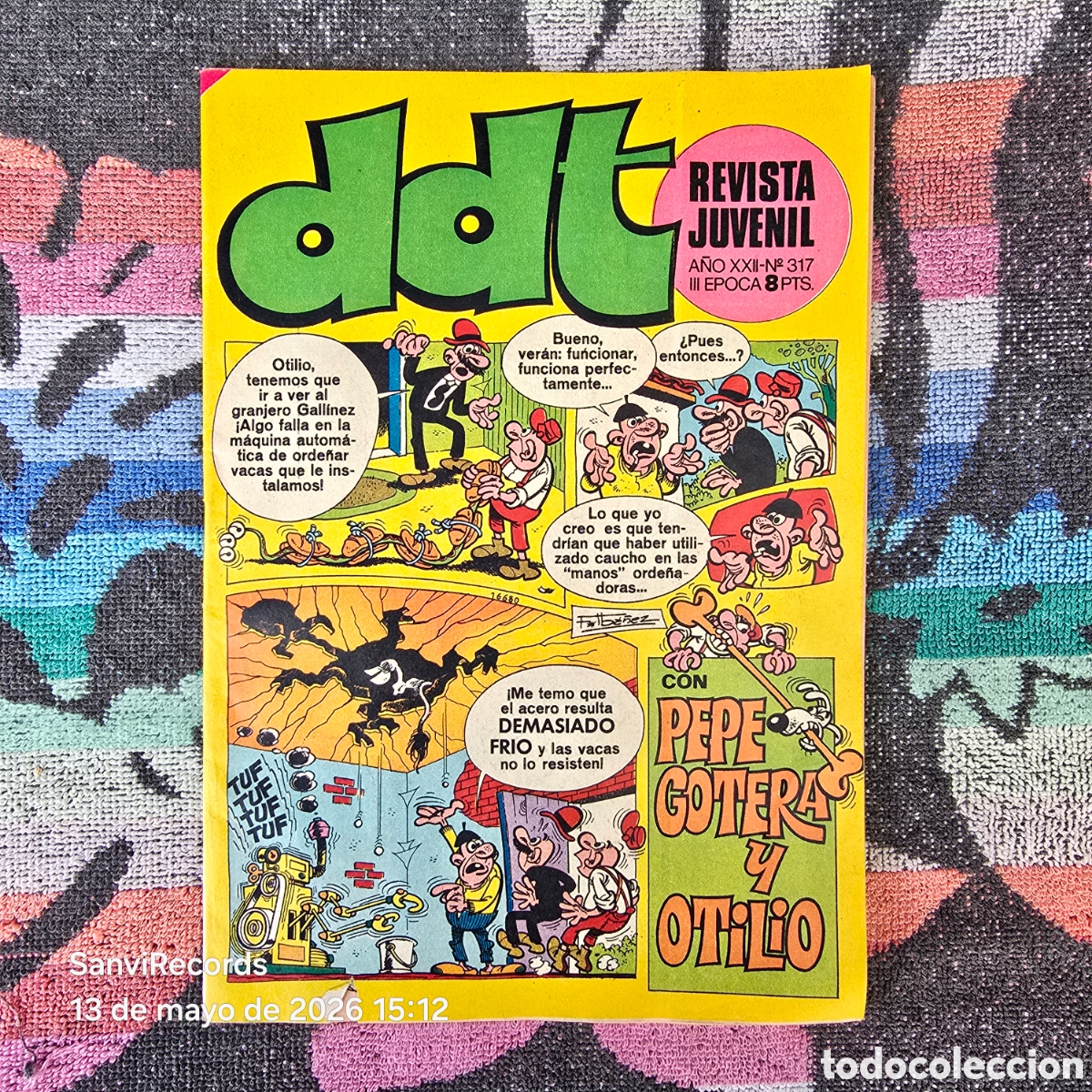 Tebeos: DDT, REVISTA JUVENIL 317 (A&Ntilde;O XXII) (III EPOCA) (BRUGUERA)