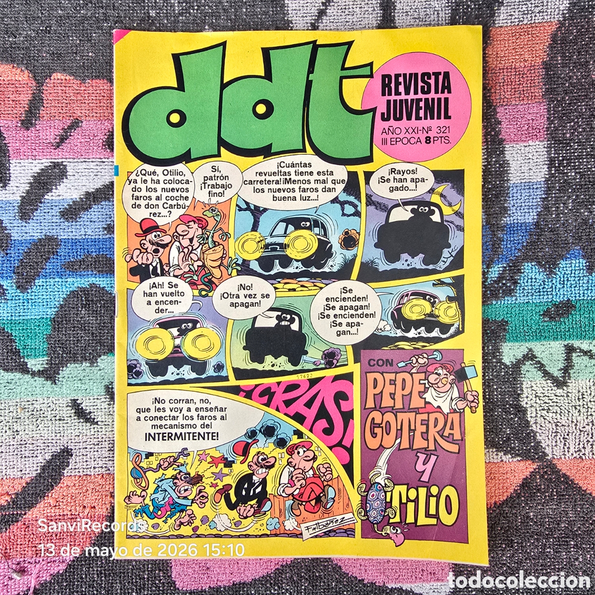 Tebeos: DDT, REVISTA JUVENIL 321 (A&Ntilde;O XXII) (III EPOCA) (BRUGUERA)