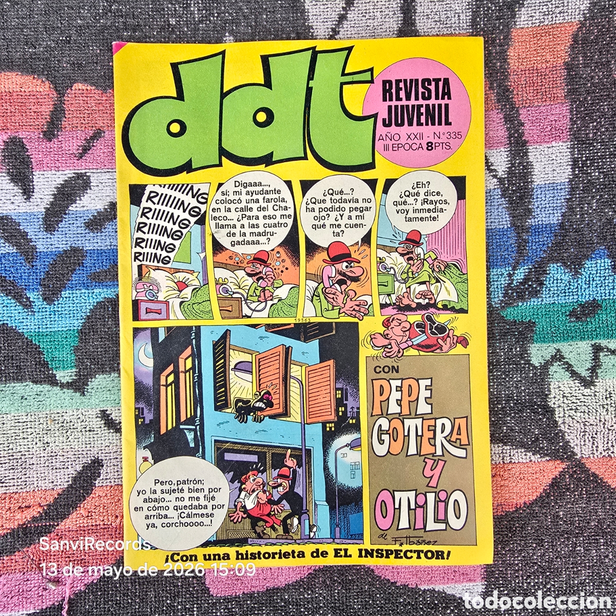 Tebeos: DDT, REVISTA JUVENIL 335 (A&Ntilde;O XXII) (III EPOCA) (BRUGUERA)