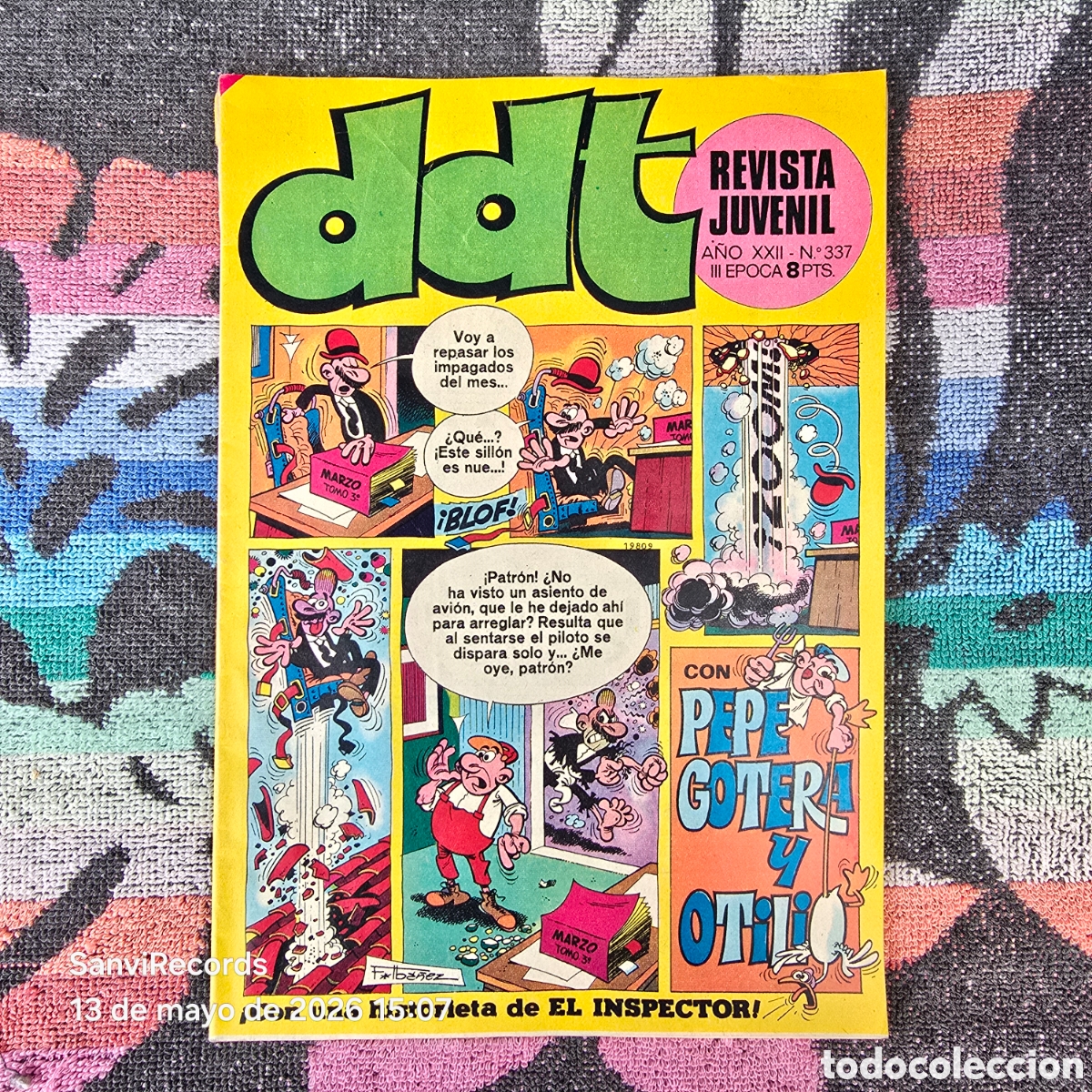 Tebeos: DDT, REVISTA JUVENIL 337 (A&Ntilde;O XXII) (III EPOCA) (BRUGUERA)
