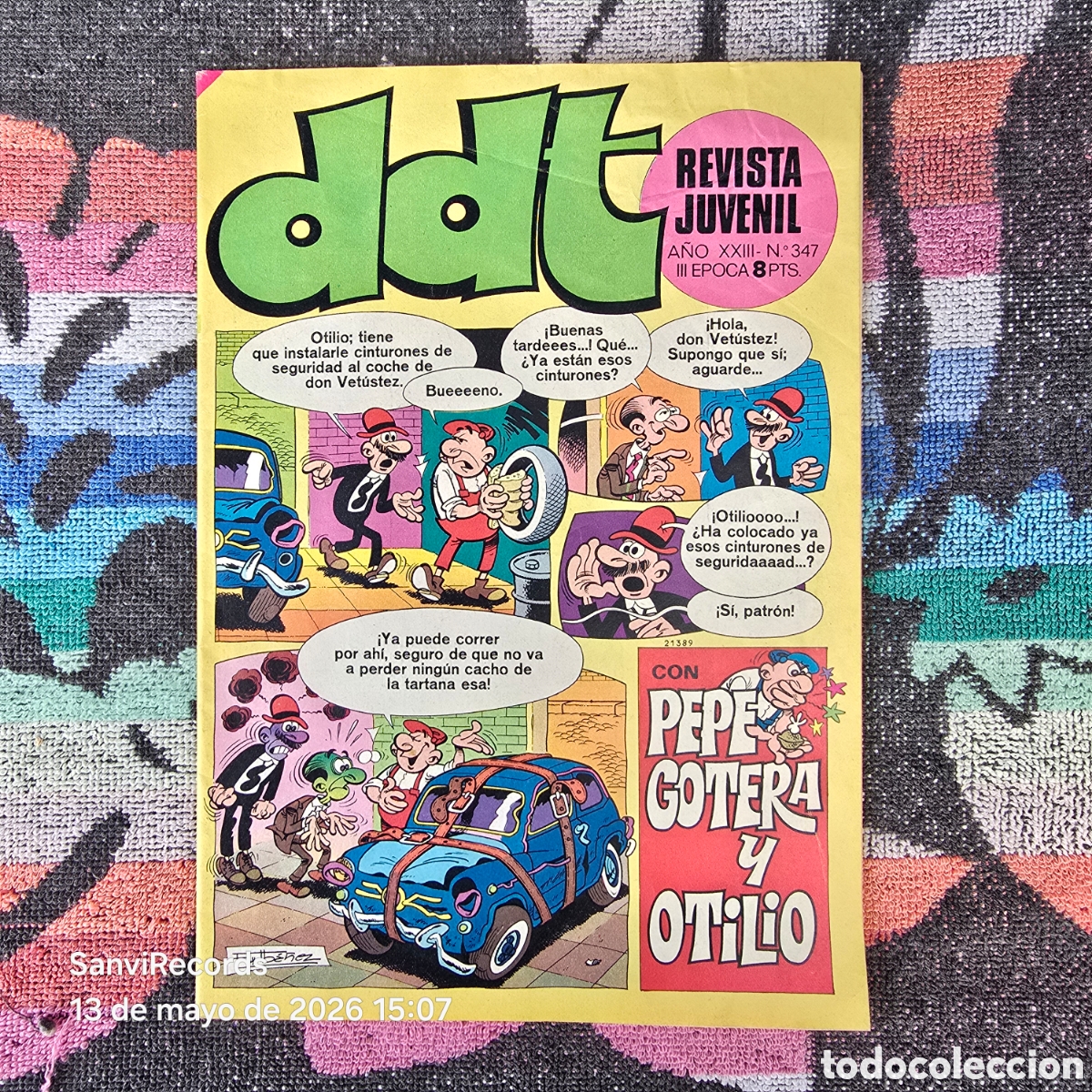 Tebeos: DDT, REVISTA JUVENIL 347 (A&Ntilde;O XXIII) (III EPOCA) (BRUGUERA)