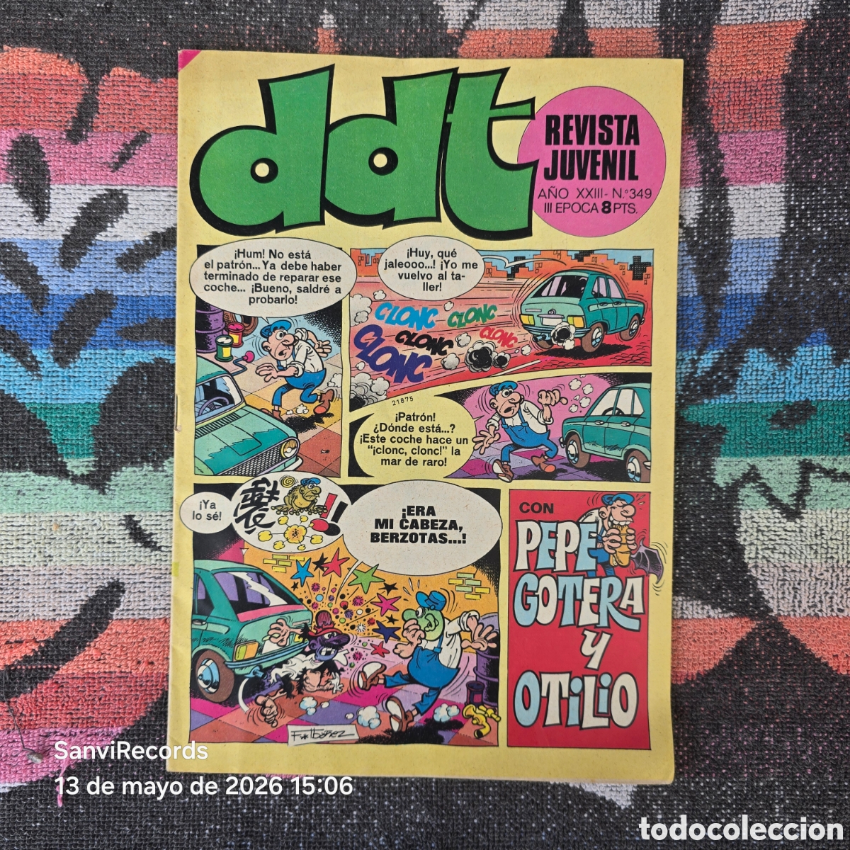 Tebeos: DDT, REVISTA JUVENIL 349 (A&Ntilde;O XXIII) (III EPOCA) (BRUGUERA)