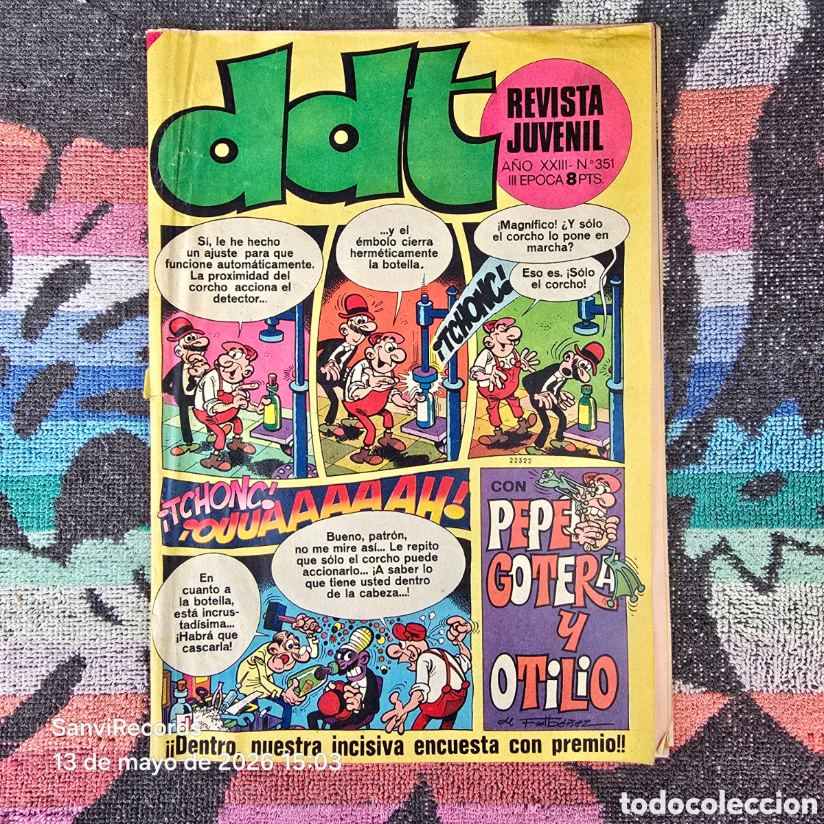 Tebeos: DDT, REVISTA JUVENIL 351 (A&Ntilde;O XXIII) (III EPOCA) (BRUGUERA)