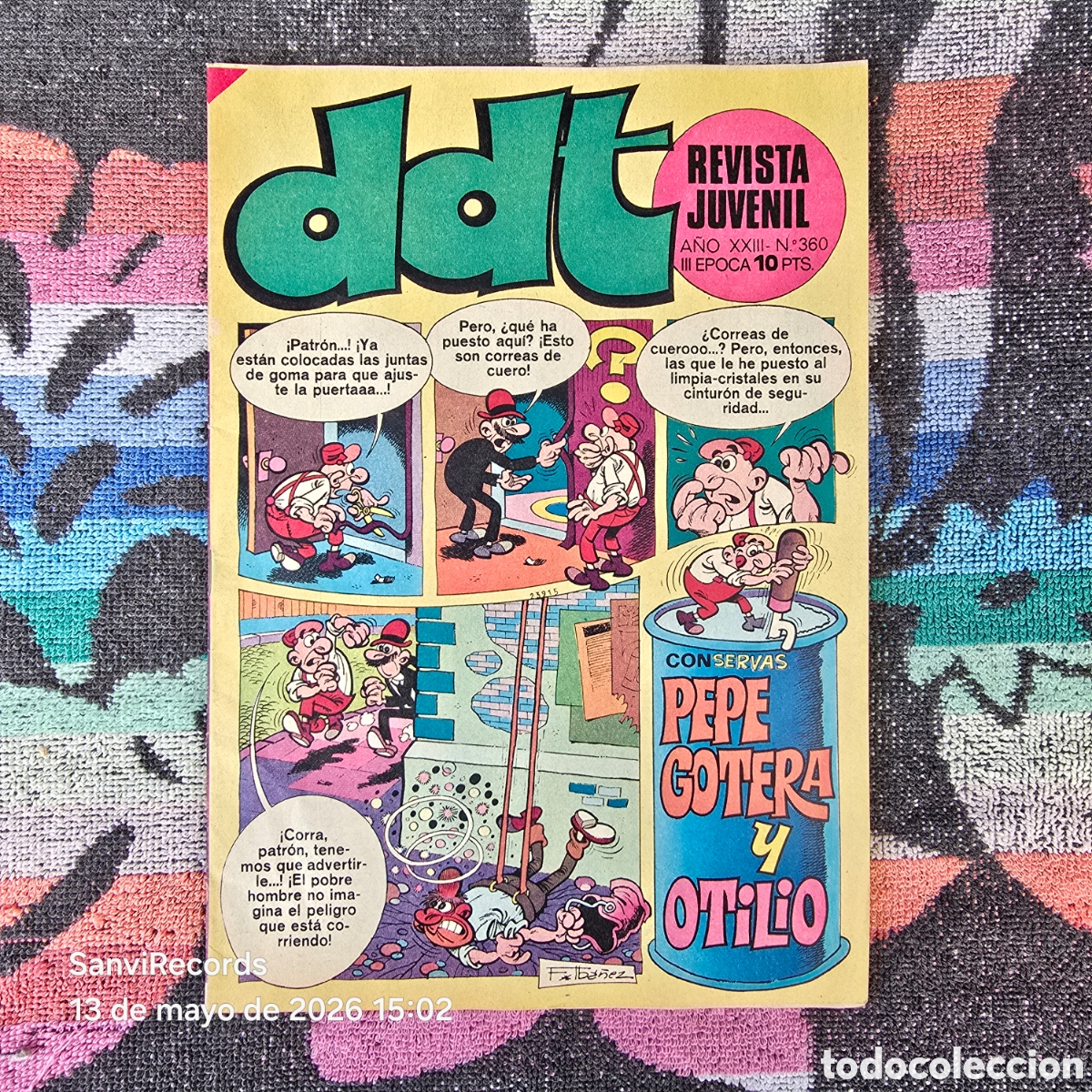 Tebeos: DDT, REVISTA JUVENIL 360 (A&Ntilde;O XXIII) (III EPOCA) (BRUGUERA)
