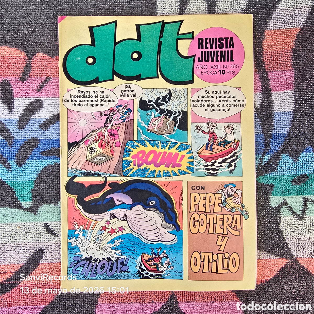 Tebeos: DDT, REVISTA JUVENIL 365 (A&Ntilde;O XXIII) (III EPOCA) (BRUGUERA)