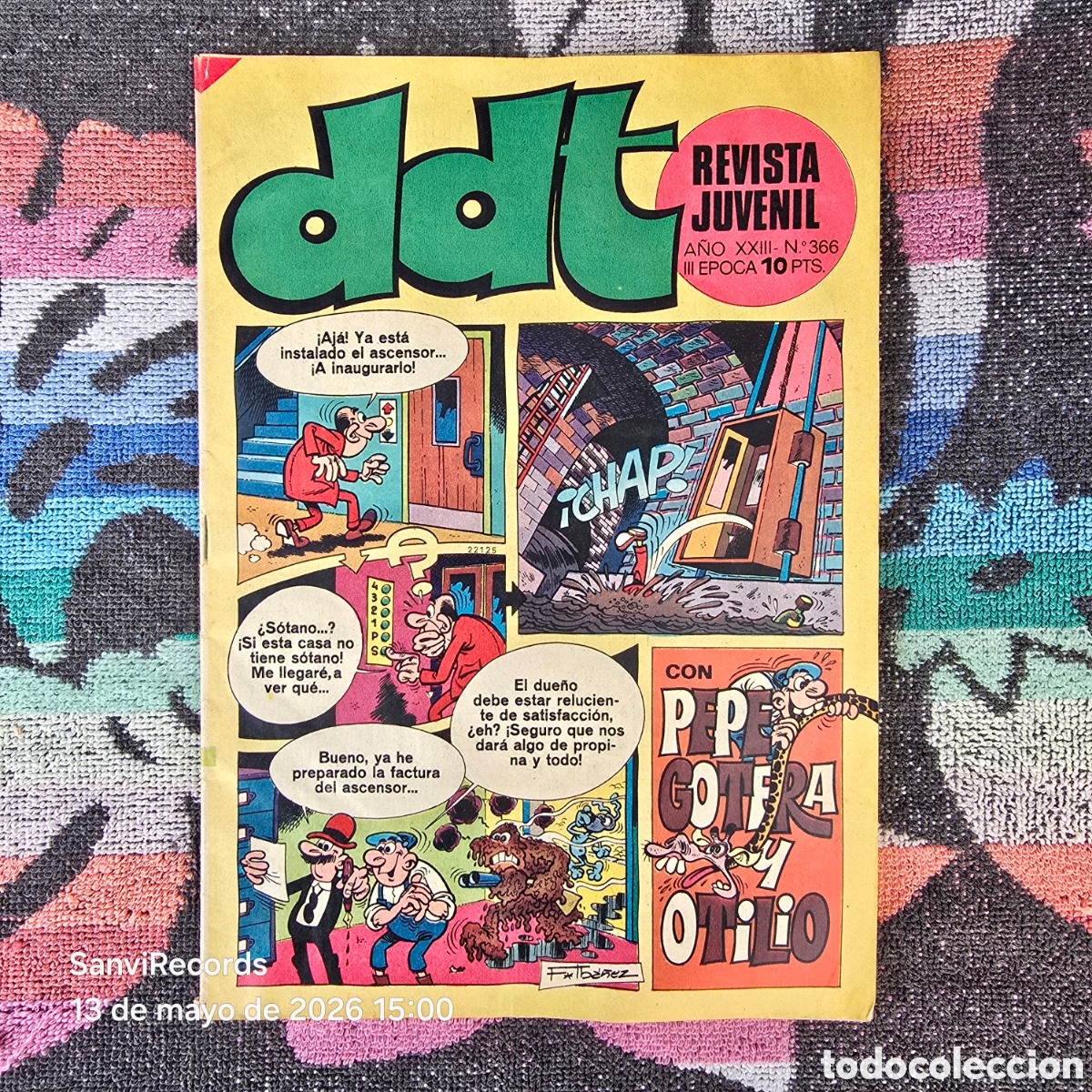 Tebeos: DDT, REVISTA JUVENIL 366 (A&Ntilde;O XXIII) (III EPOCA) (BRUGUERA)