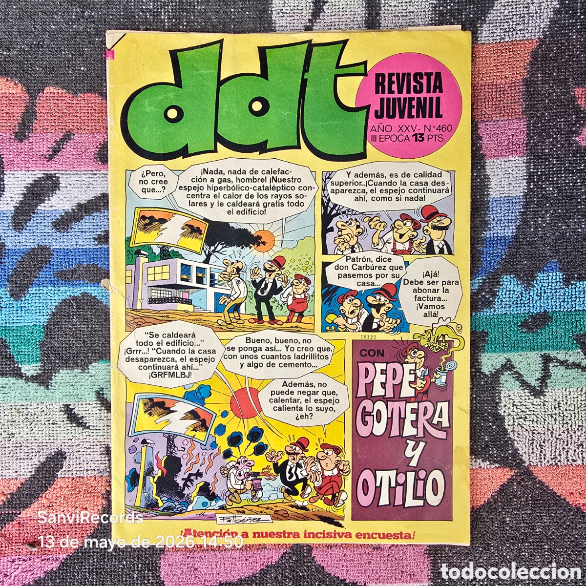 Tebeos: DDT, REVISTA JUVENIL 460 (A&Ntilde;O XXV) (III EPOCA) (BRUGUERA)