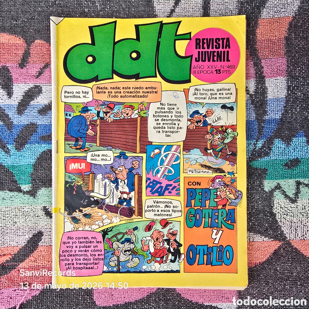 Tebeos: DDT, REVISTA JUVENIL 469 (A&Ntilde;O XXV) (III EPOCA) (BRUGUERA)