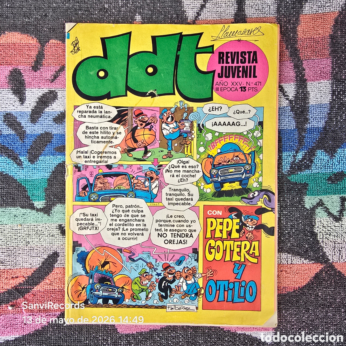 Tebeos: DDT, REVISTA JUVENIL 471 (A&Ntilde;O XXV) (III EPOCA) (BRUGUERA)