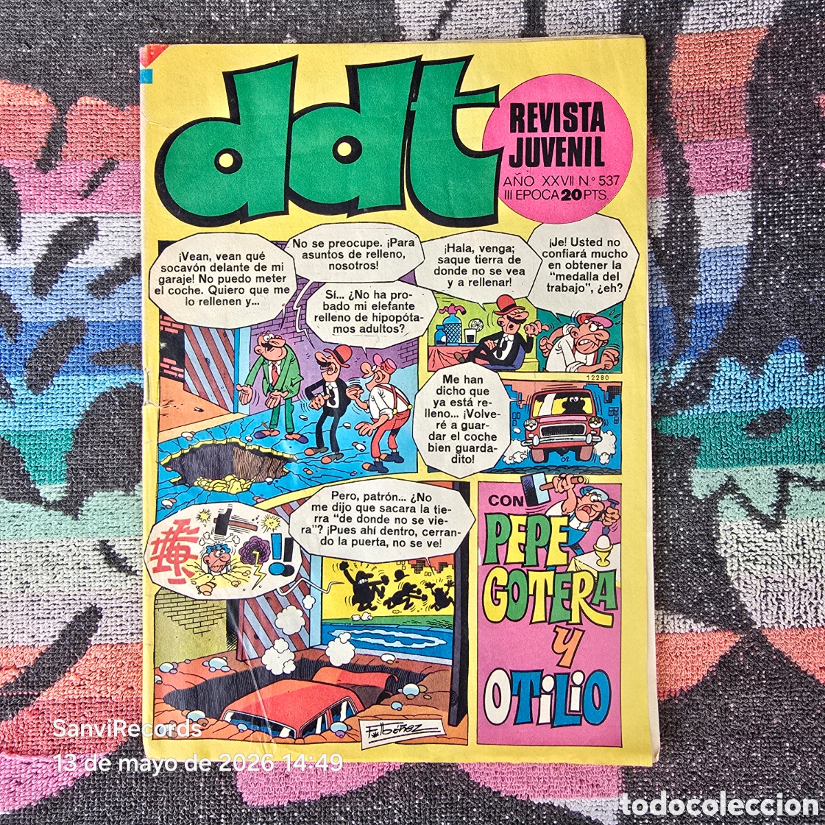 Tebeos: DDT, REVISTA JUVENIL 537 (A&Ntilde;O XXVII) (III EPOCA) (BRUGUERA)