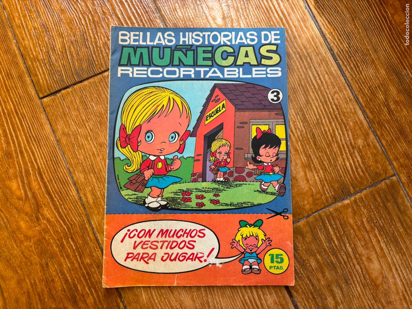 Tebeos: BELLAS HISTORIAS DE MU&Ntilde;ECAS RECORTABLES. N&ordm; 3 EDITORIAL BRUGUERA 1977