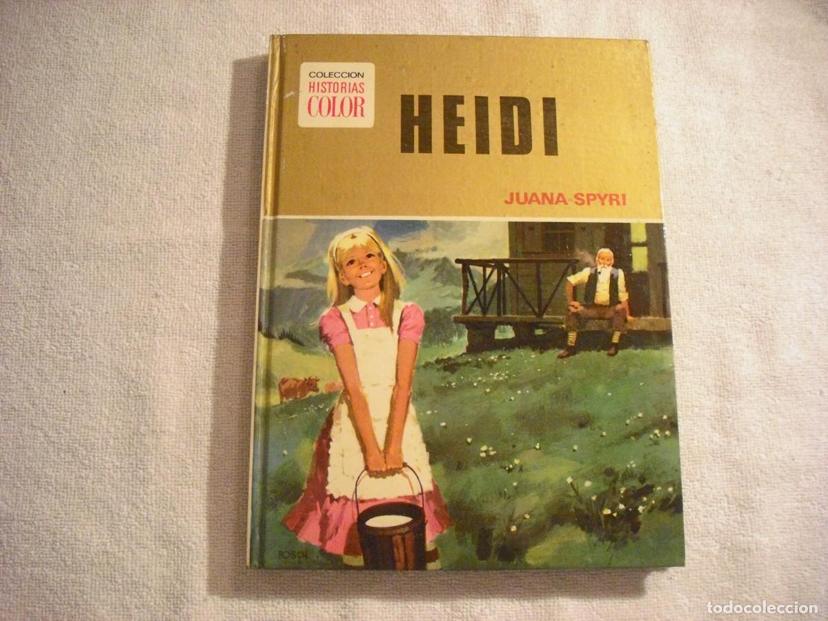 Tebeos: HEIDI , JUANA SPYRI, COLECCION HISTORIAS COLOR N. 5 , TAPA DURA
