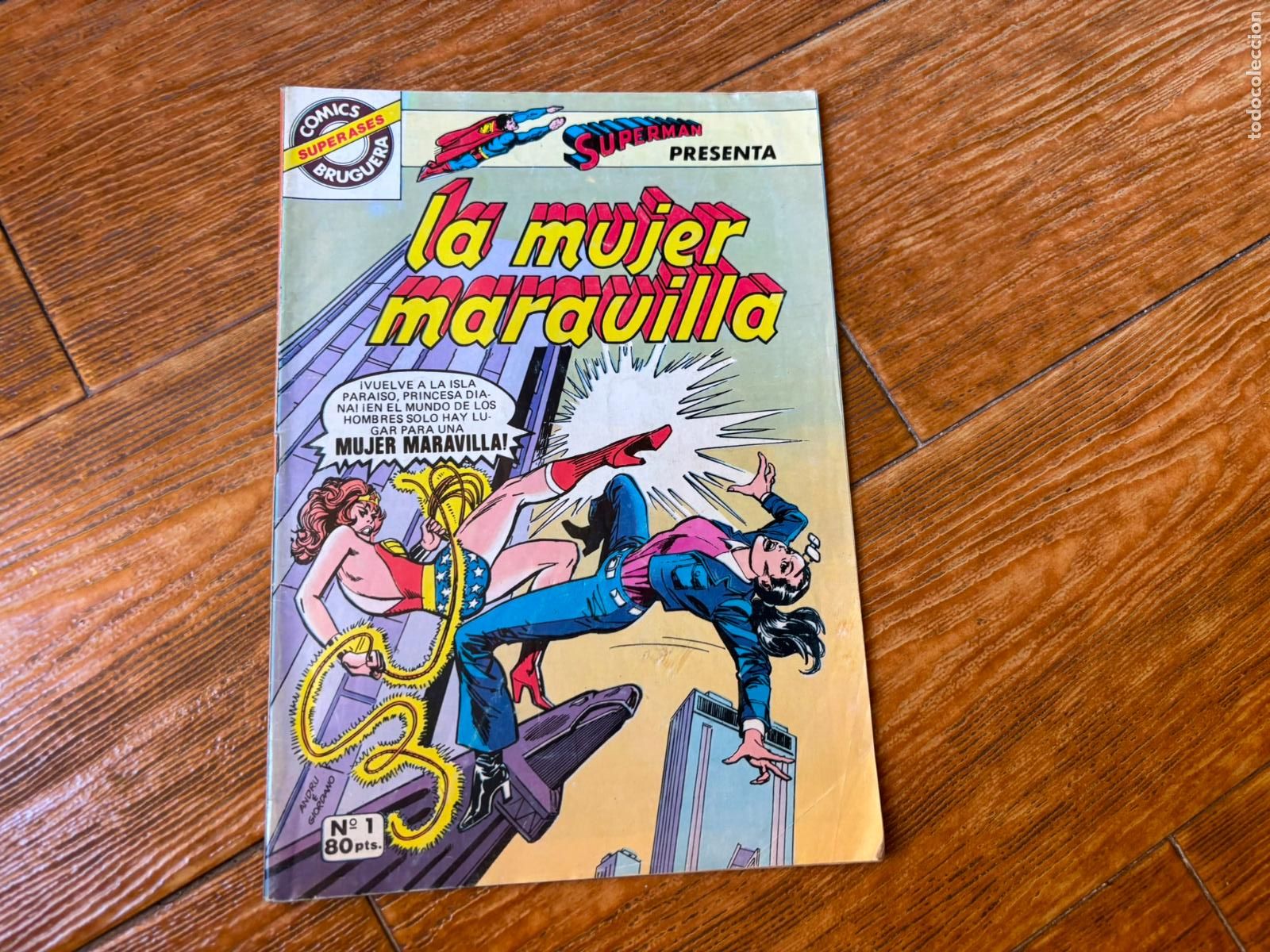 Tebeos: SUPER ASES BRUGUERA N&ordm; 1 LA MUJER MARAVILLA EDITORIAL BRUGUERA