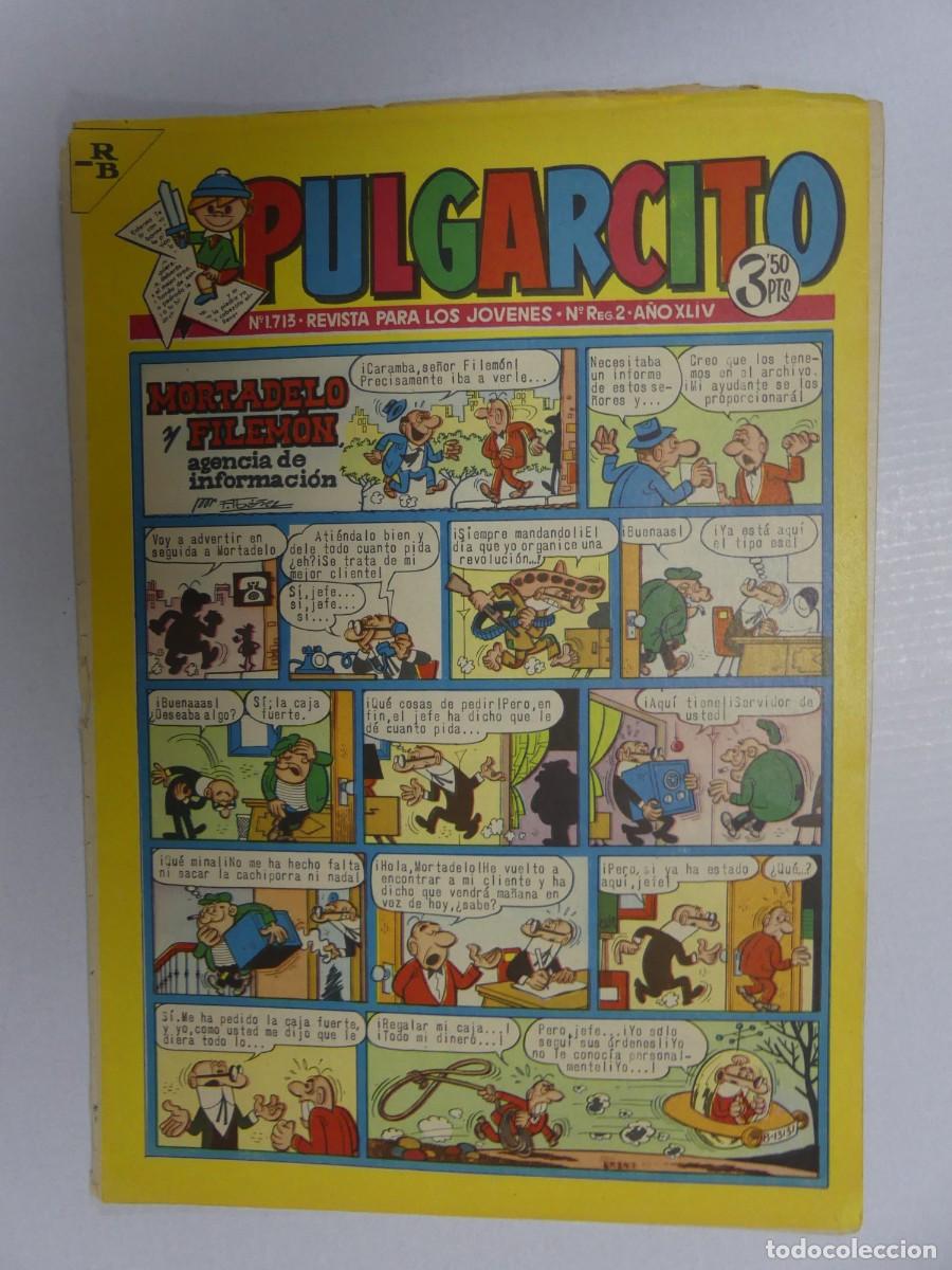 Tebeos: REVISTA PARA LOS JOVENES PULGARCITO N&ordm; 1713