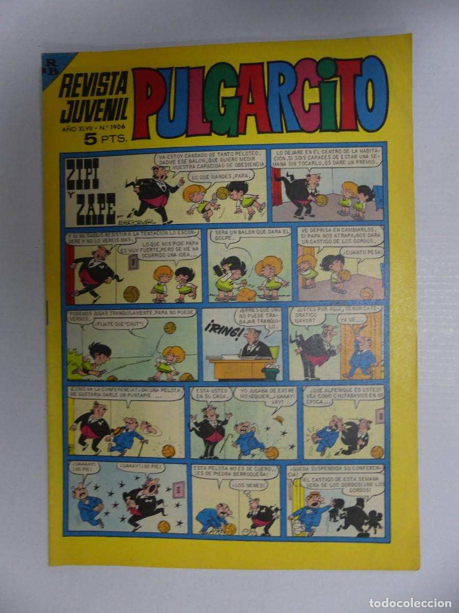 Tebeos: REVISTA JUVENIL PULGARCITO N&ordm; 1906