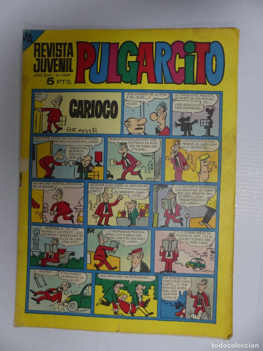 Tebeos: REVISTA JUVENIL PULGARCITO N&ordm; 1907