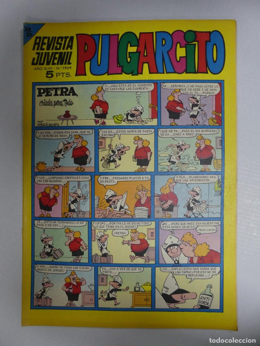 Tebeos: REVISTA JUVENIL PULGARCITO N&ordm; 1909