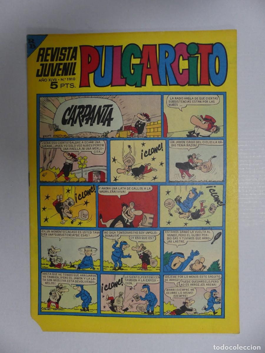 Tebeos: REVISTA JUVENIL PULGARCITO N&ordm; 1910